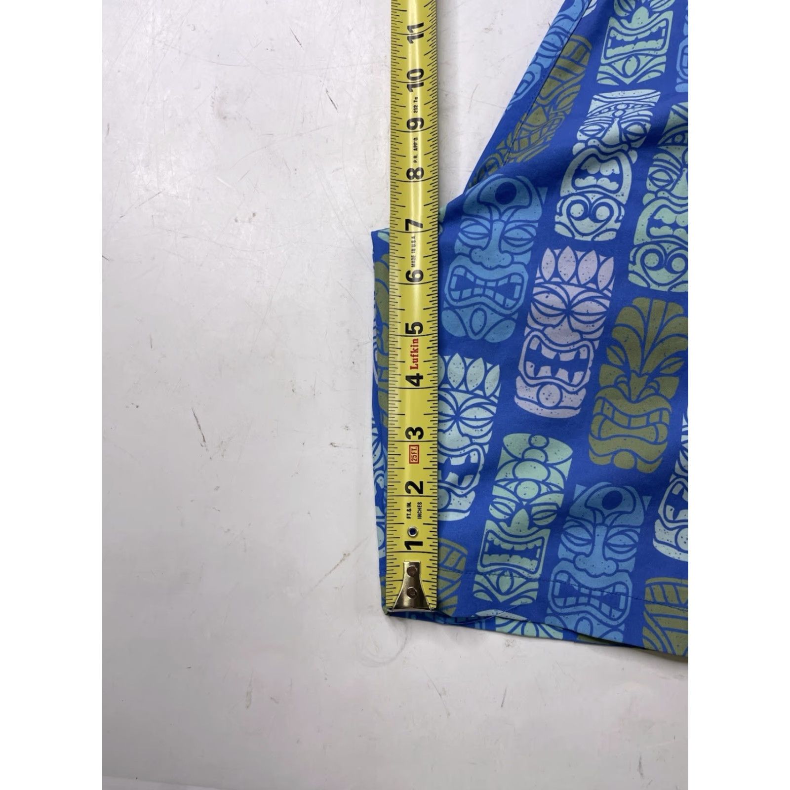 Vintage Bearbottom Mens XL Blue 7” Lined Trunks Swim Shorts Bottom Size US 36 / EU 52 - 7 Thumbnail