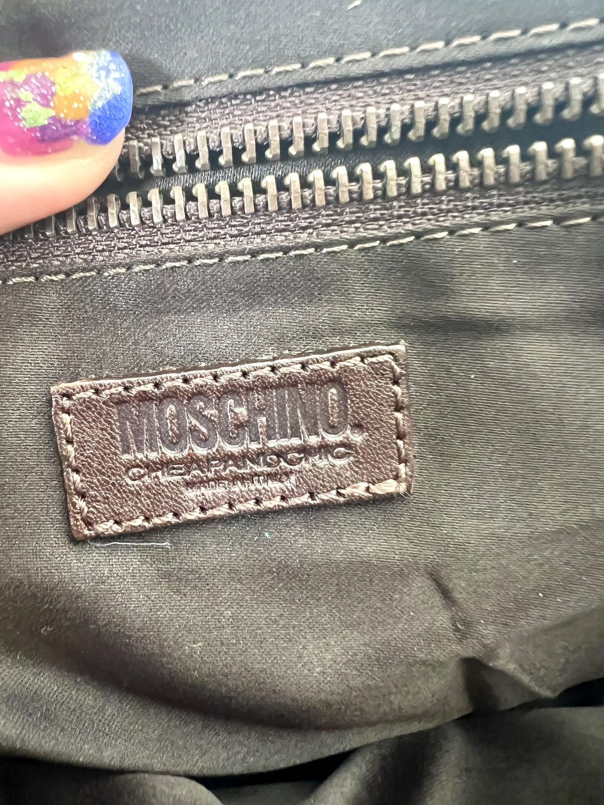 Moschino Moschino “Chain Scarf Green” Shoulder Bag Size ONE SIZE - 13 Thumbnail