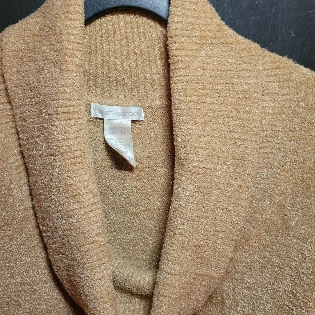 Worthington Worthington, cowl neck sweater, gold/ sparkly Large Size L / US 10 / IT 46 - 2 Thumbnail