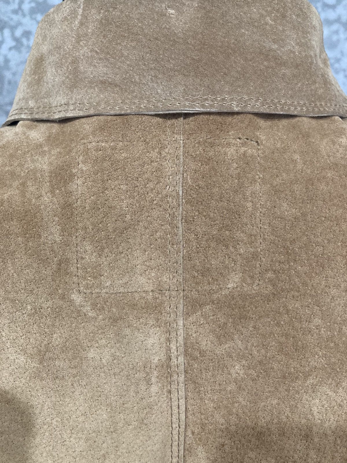 Japanese Brand Japanese Archive Pig Suede Street Leather Shirt Size US S / EU 44-46 / 1 - 13 Thumbnail