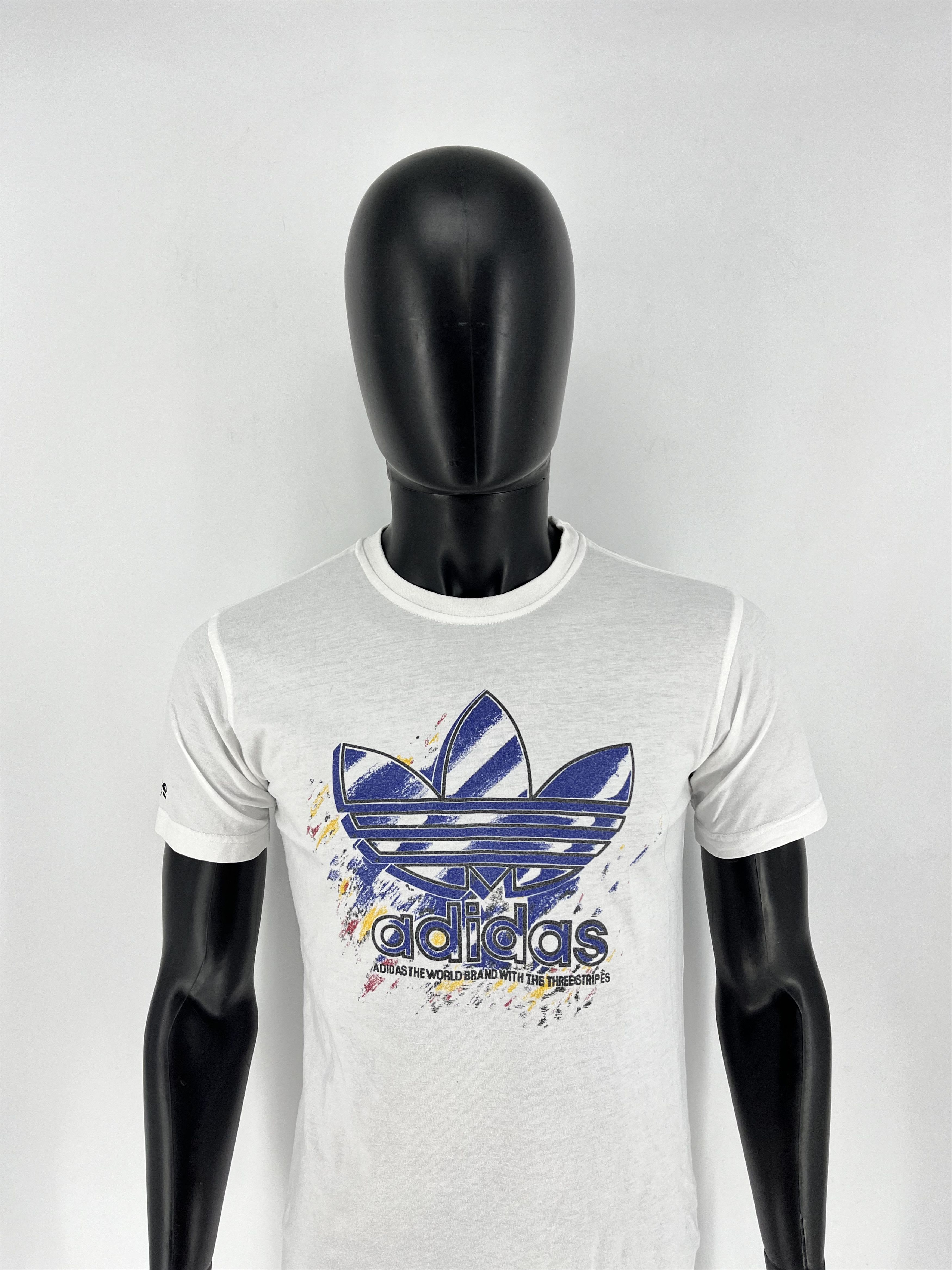Adidas × Vintage Adidas Vintage 90s T-Shirt Tee Y2K Streetwear Size US XS / EU 42 / 0 - 5 Thumbnail