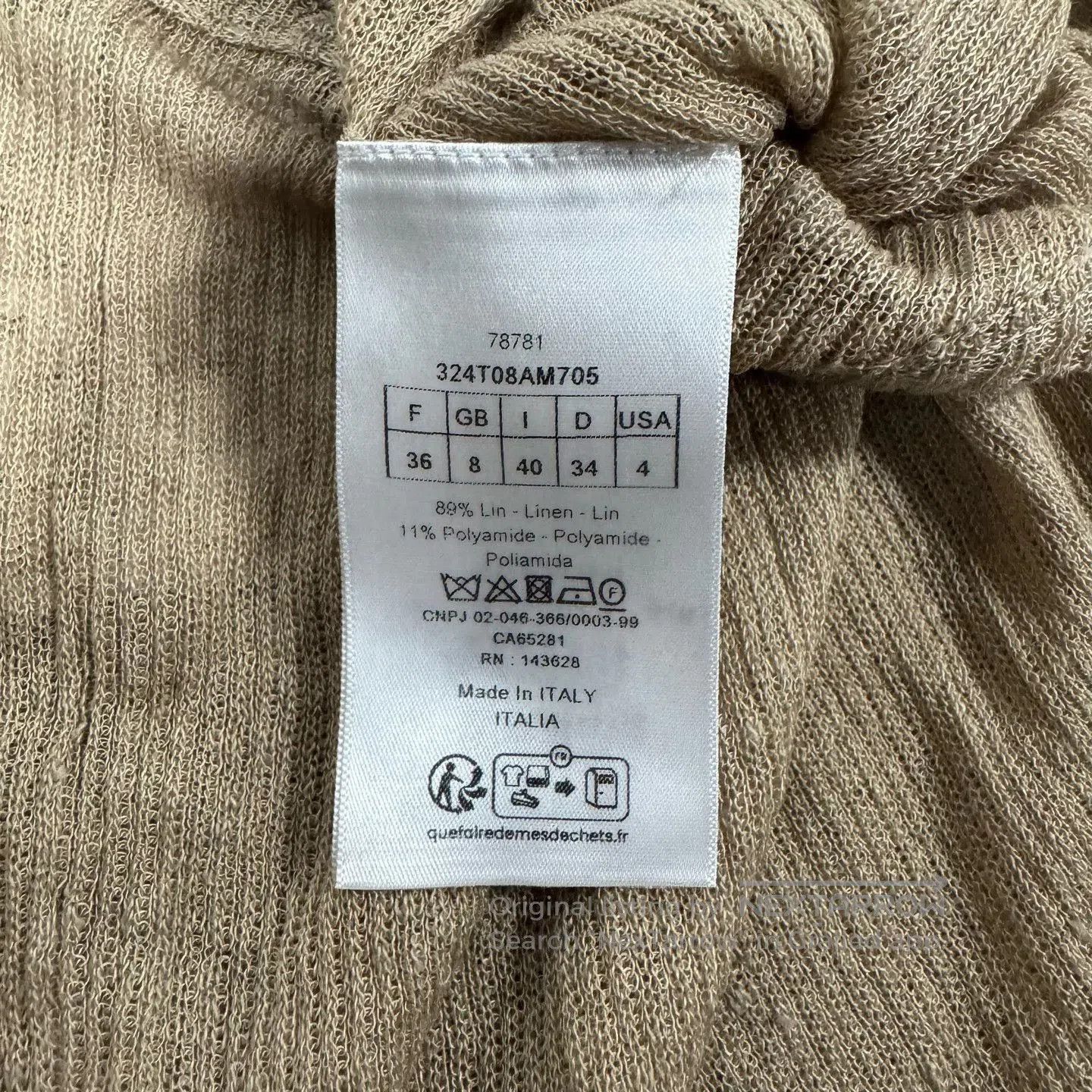 Dior Dior Bee Embroidery Linen Camisole. Size XS / US 0-2 / IT 36-38 - 5 Thumbnail