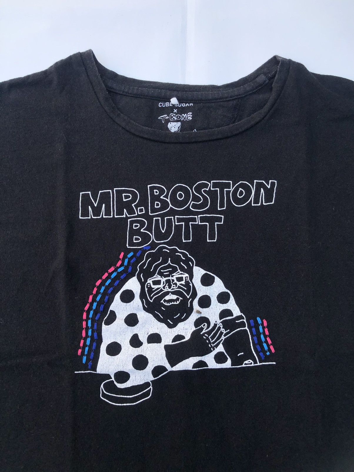 Hysteric Glamour CUBE SUGAR x T-BONE MR.BOSTON BUTT PUNK STYLE Size US M / EU 48-50 / 2 - 4 Thumbnail