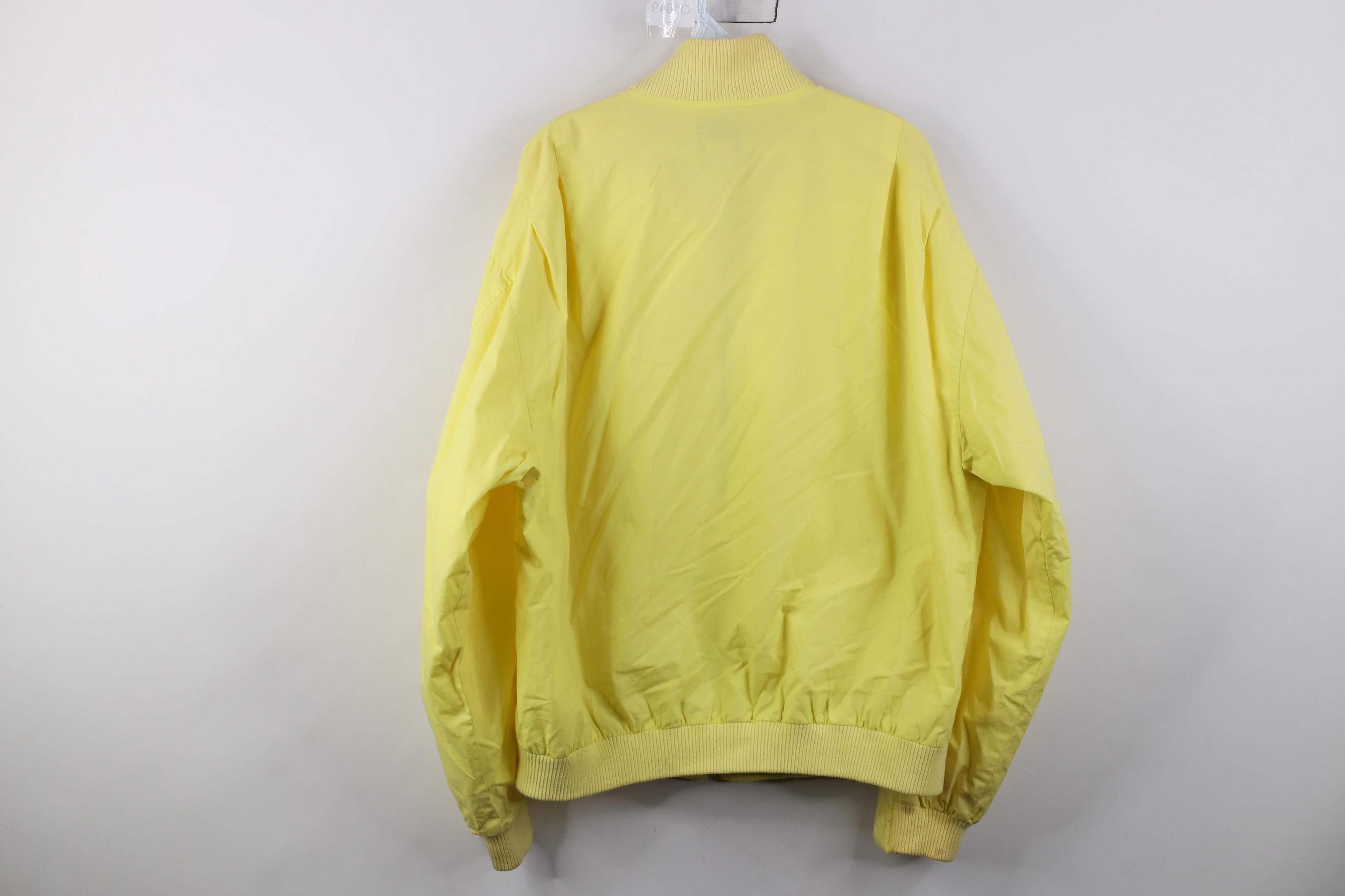 Vintage Vintage 80s 90s Streetwear Cafe Racer Bomber Jacket Yellow Size US XL / EU 56 / 4 - 18 Thumbnail