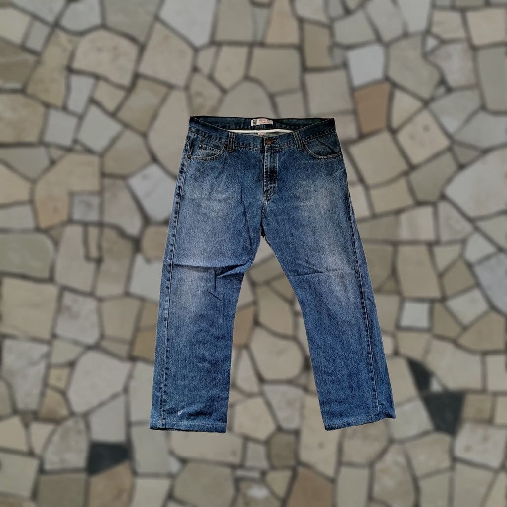 Denime DVS Jeans W38 (Tg 54) Regular Straight 100% Cotton Blue Denim - Mens, Regular Straight Leg, Bangladesh, B (Good) Size US 38 / EU 54 - 1 Thumbnail