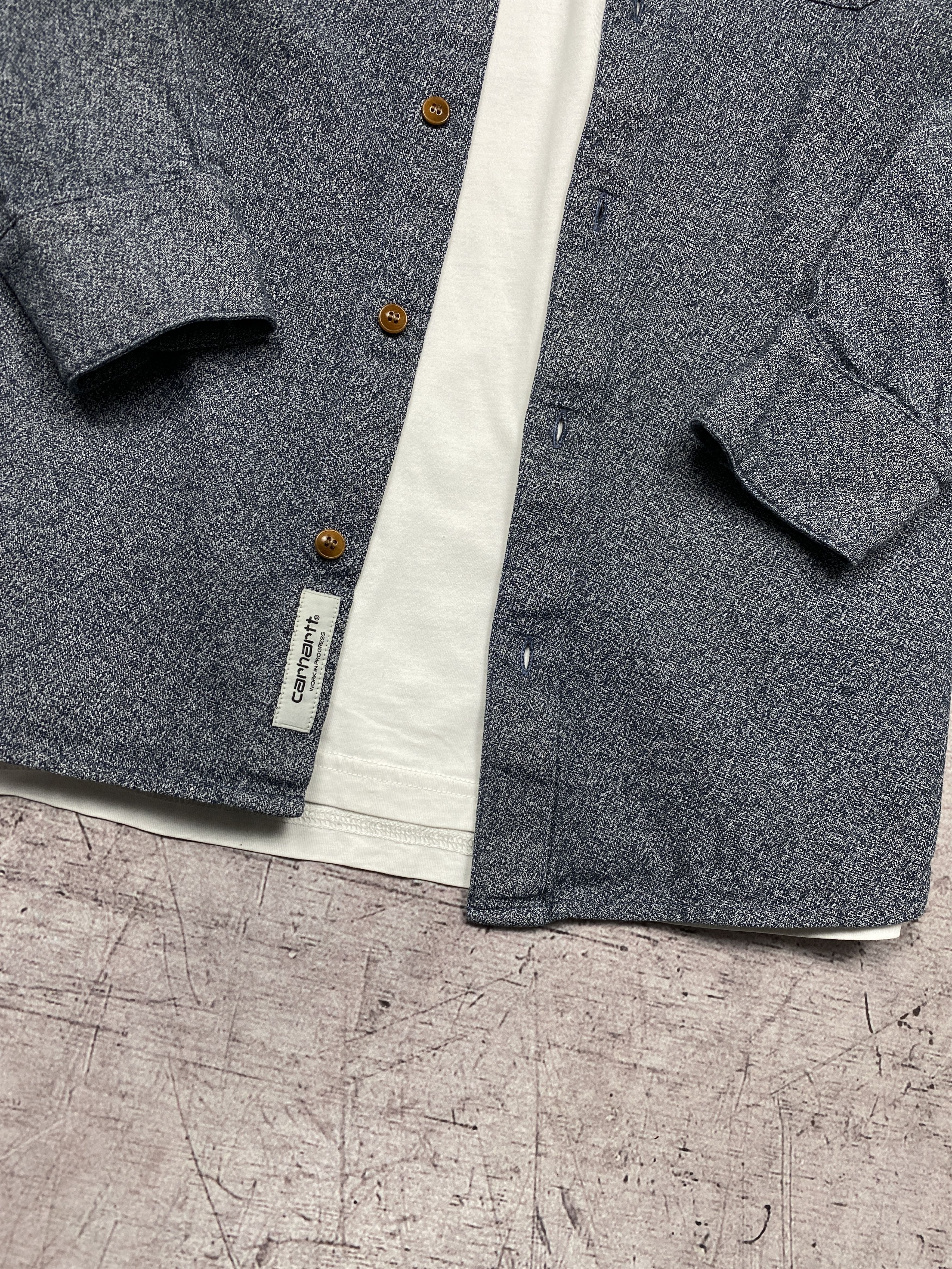 Carhartt × Flannel Carhartt WIP Vintage Mens Flannel Cram Shirt Y2K Size US S / EU 44-46 / 1 - 4 Thumbnail