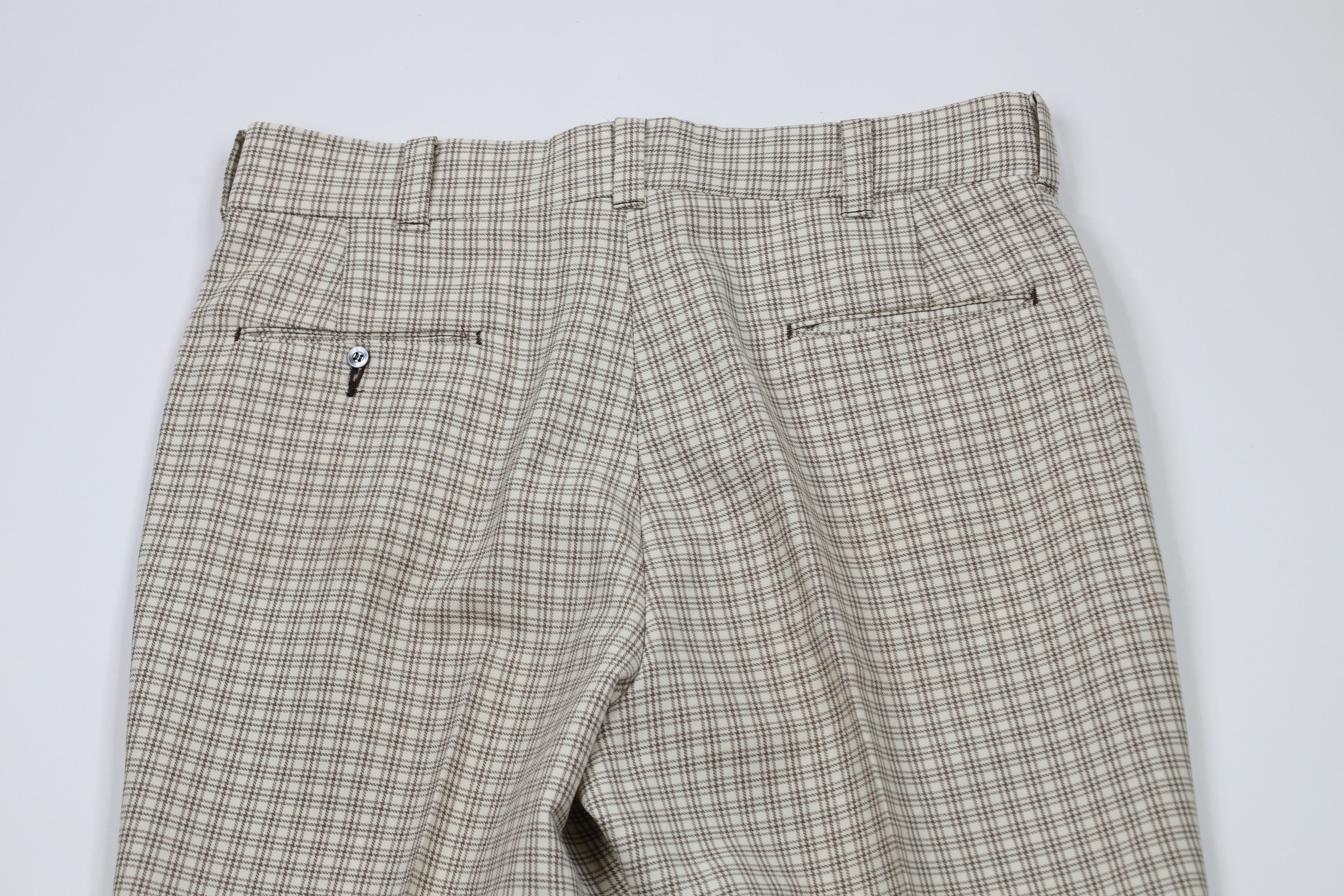 Vintage Vintage 70s Streetwear Bell Bottoms Chino Pants Plaid USA Size US 34 / EU 50 - 12 Thumbnail
