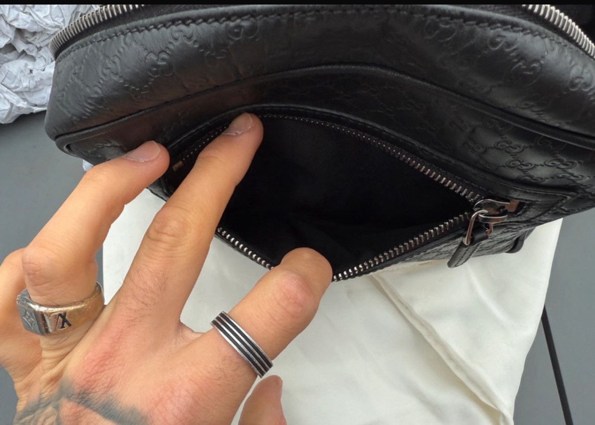 Gucci Gucci Leather Pouch – Black – Brand New with Tags Size 38 - 9 Thumbnail