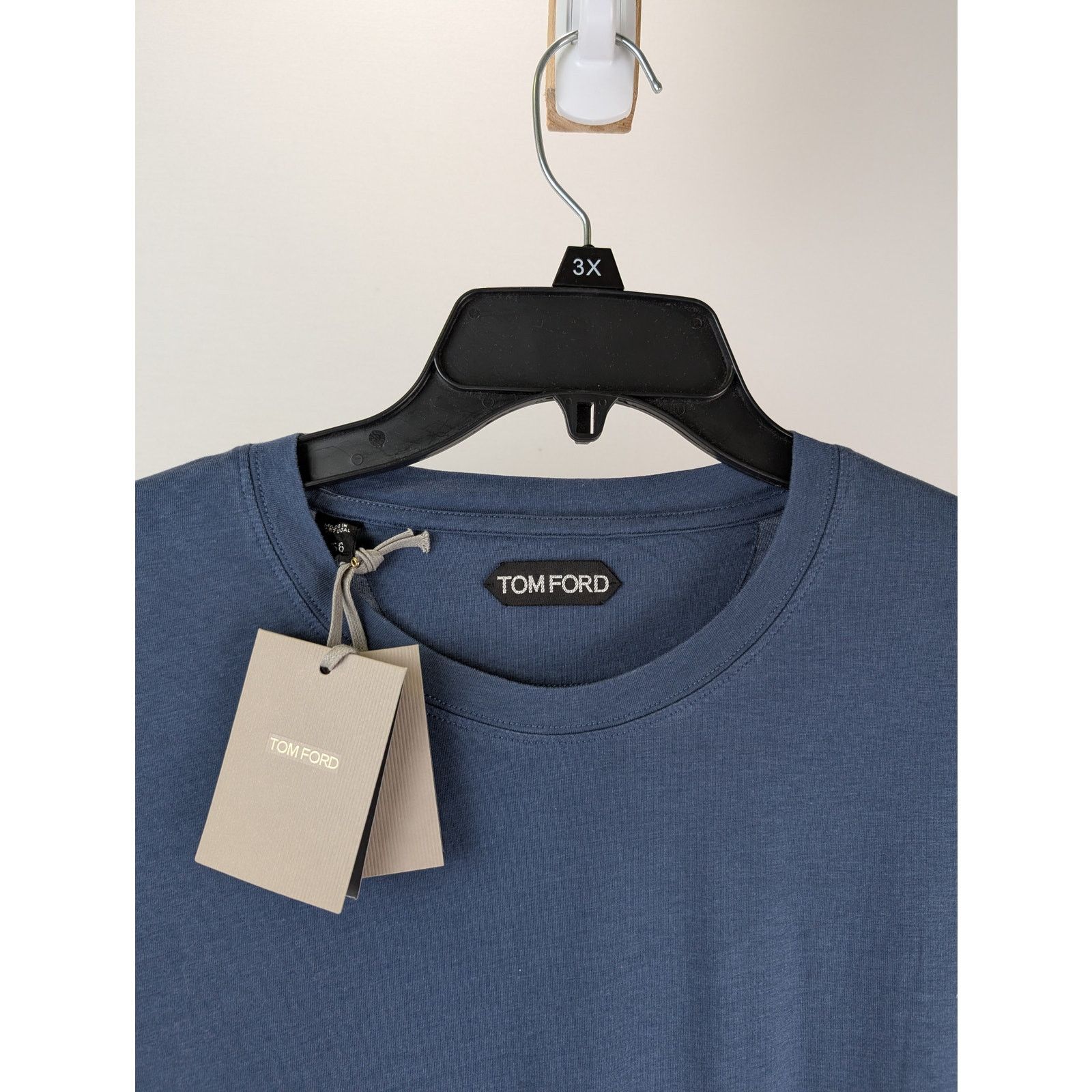 Tom Ford o1rshd1 Cut And Sewn Crewneck Sweatshirt in Blue Size US XXL / EU 58 / 5 - 6 Thumbnail