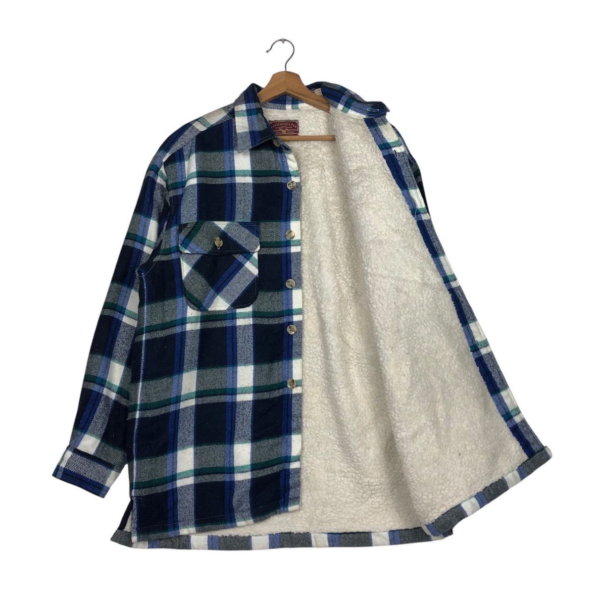Japanese Brand × Vintage 📌Vintage Chore Tartan Blanket Sophisticated Issey Miyake Size US L / EU 52-54 / 3 - 12 Thumbnail