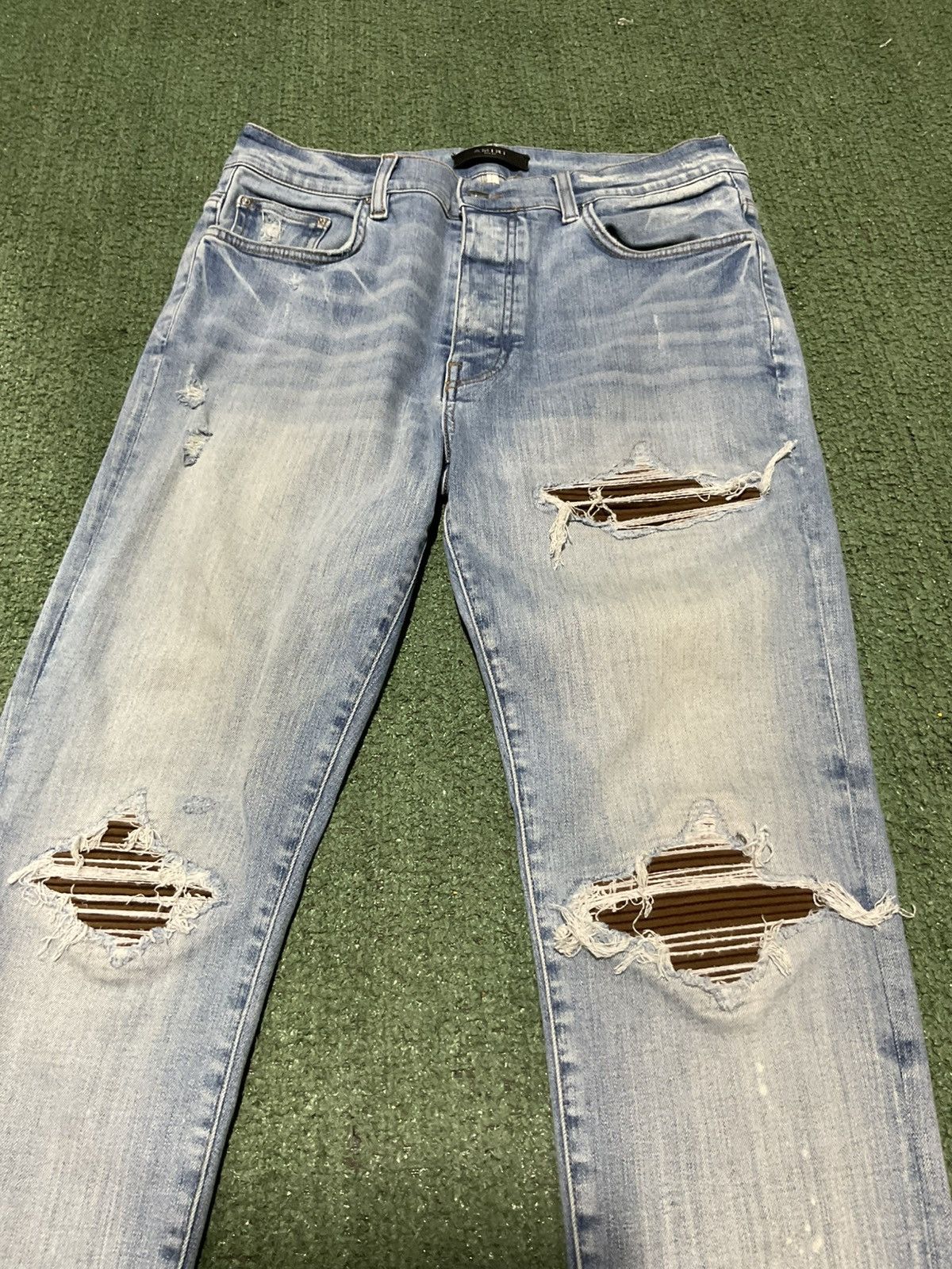 Amiri Amiri mx1 brown patch Size US 34 / EU 50 - 2 Thumbnail
