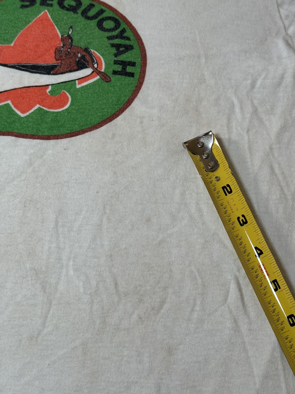 Vintage Vintage 50s 60s Boy Scouts Camp Sequoyah Americana T Shirt Size US XS / EU 42 / 0 - 8 Thumbnail