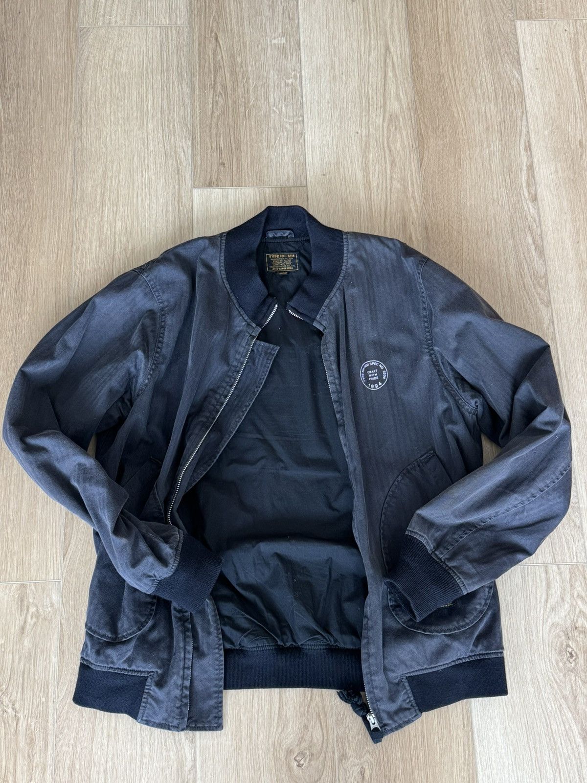 Neighborhood Flight Bomber Jacket 172NYNH-JKM05 Size US XL / EU 56 / 4 - 3 Thumbnail