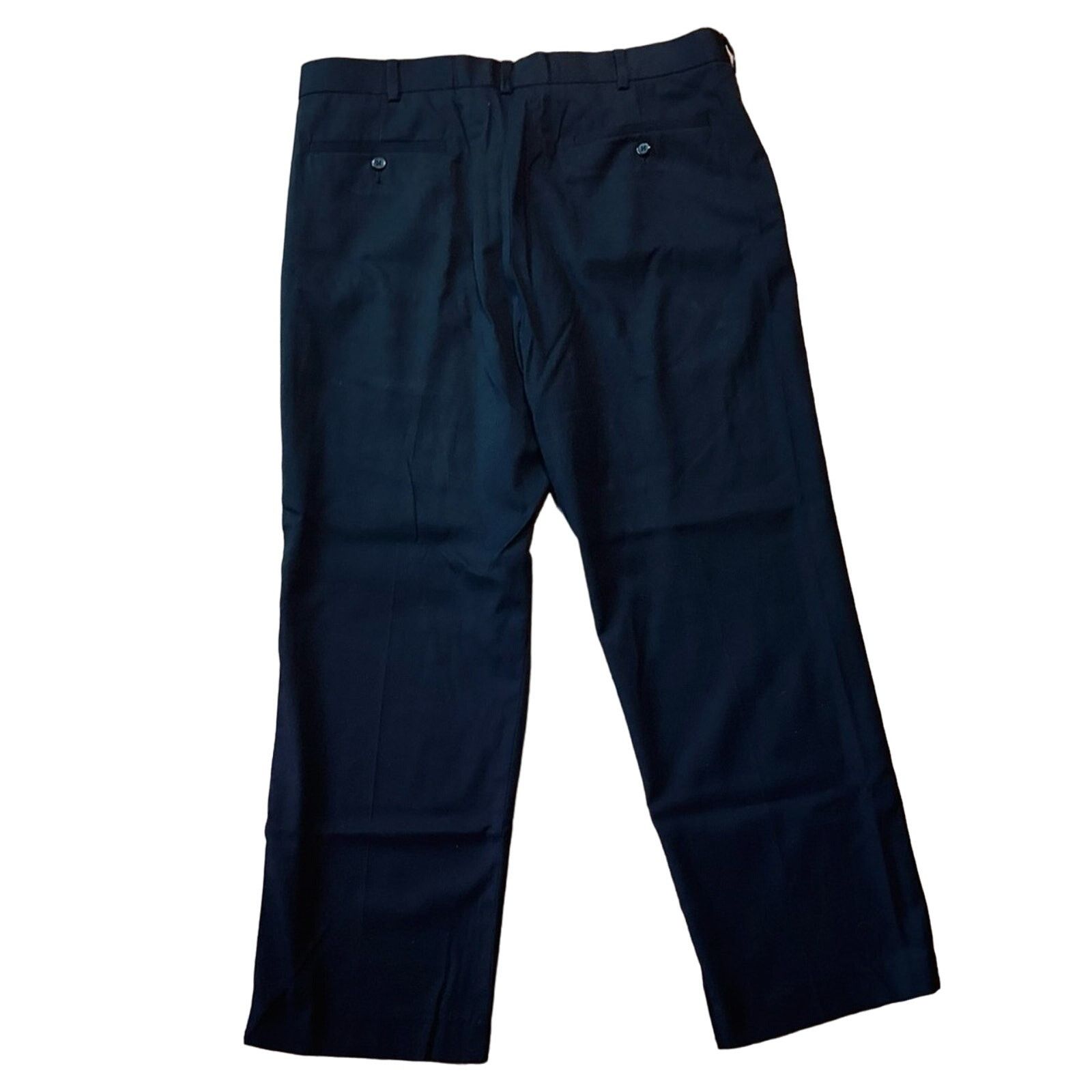 George George Men's Flat Front Pants, 38x30 Size US 38 / EU 54 - 5 Thumbnail