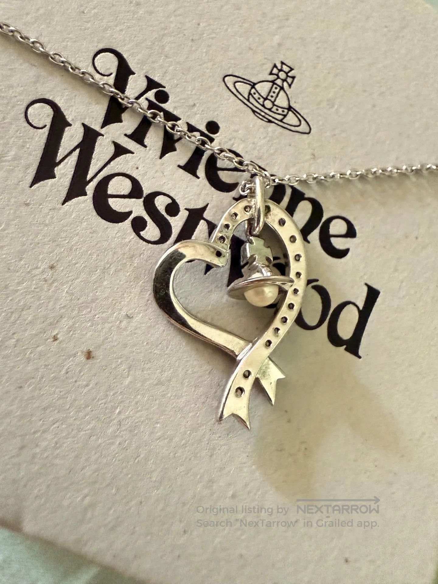 Tiffany & Co. vivienne westwood heart necklace in silver. Size ONE SIZE - 2 Thumbnail