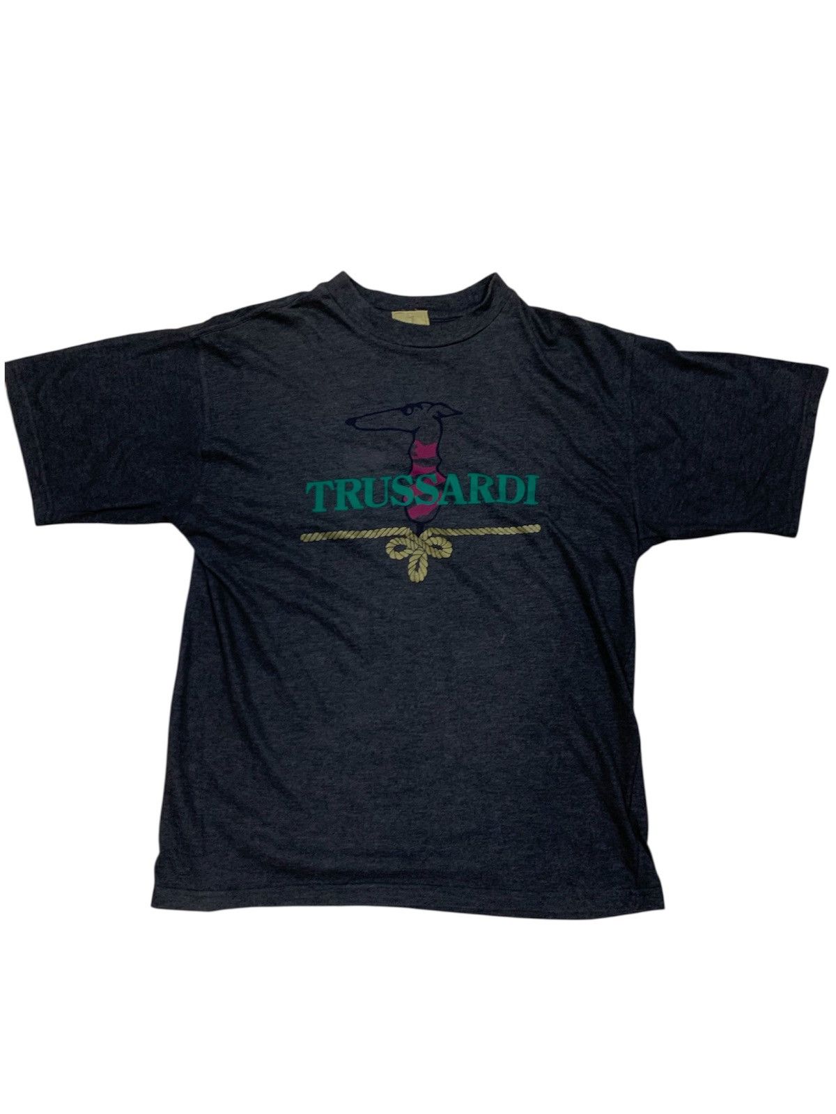 Trussardi Big Logo tee Vintage