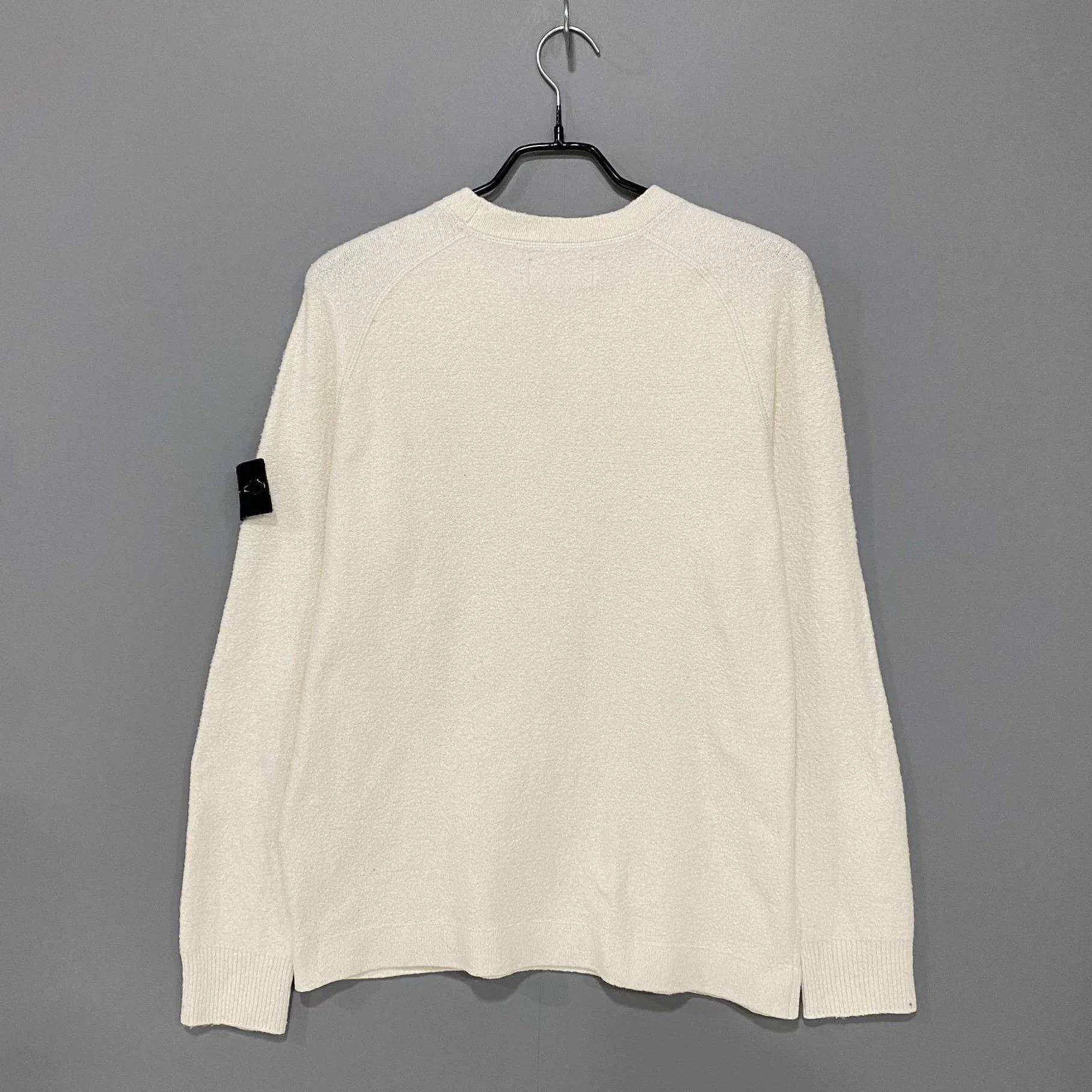 Stone Island Stone Island cream towel sleeve patch sweatshirt Size US L / EU 52-54 / 3 - 3 Thumbnail