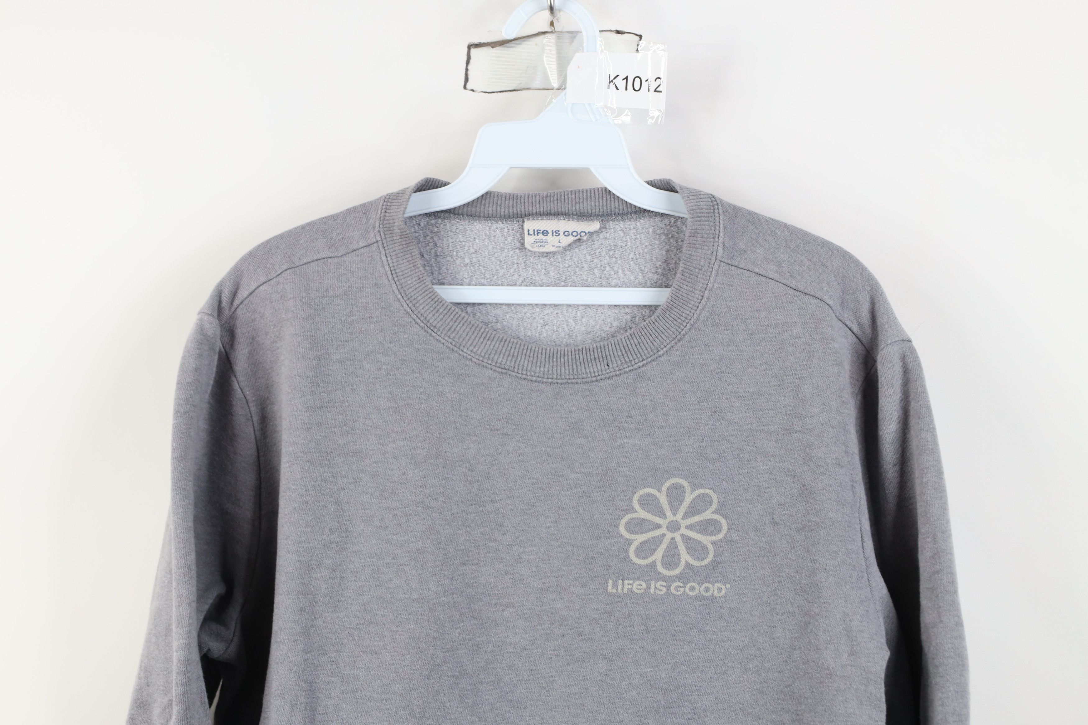 Life is Good Life Is Good Flower French Terry Crewneck Sweatshirt Size L / US 10 / IT 46 - 2 Thumbnail