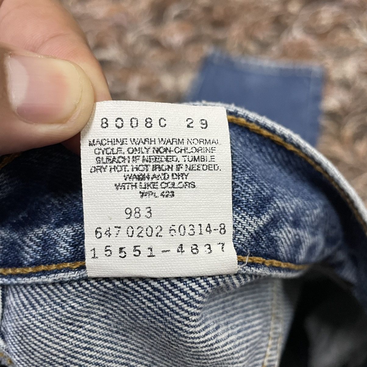 Levi's Vintage Clothing 🔥Vintage Levis 550 Stoned Washed Ripped Distress Denim Jeans Size US 32 / EU 48 - 16 Thumbnail