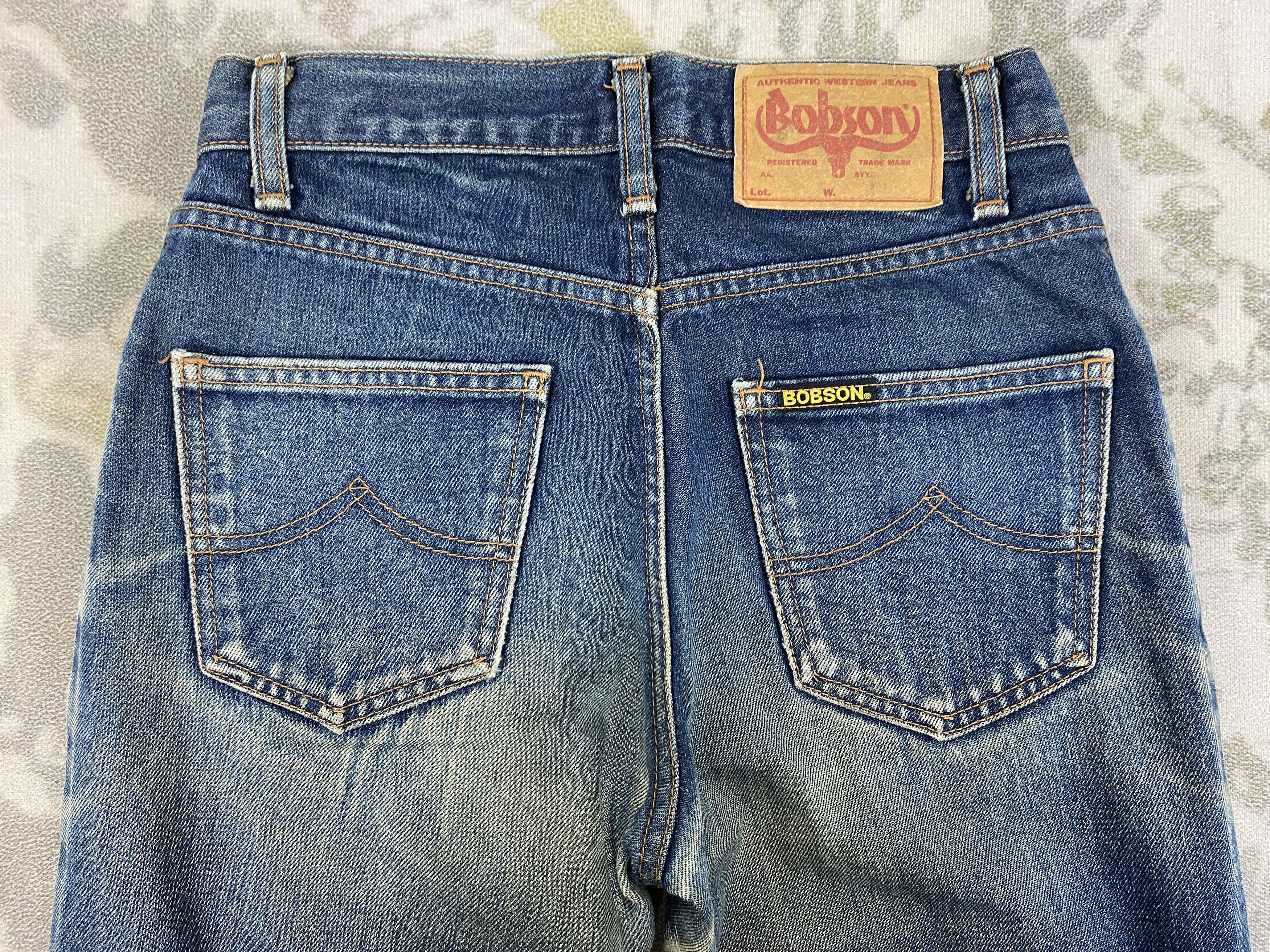 Hysteric Glamour Flare Jeans Bobson Faded Blue Denim 26x29- JN3740 Size US 26 / EU 42 - 4 Thumbnail