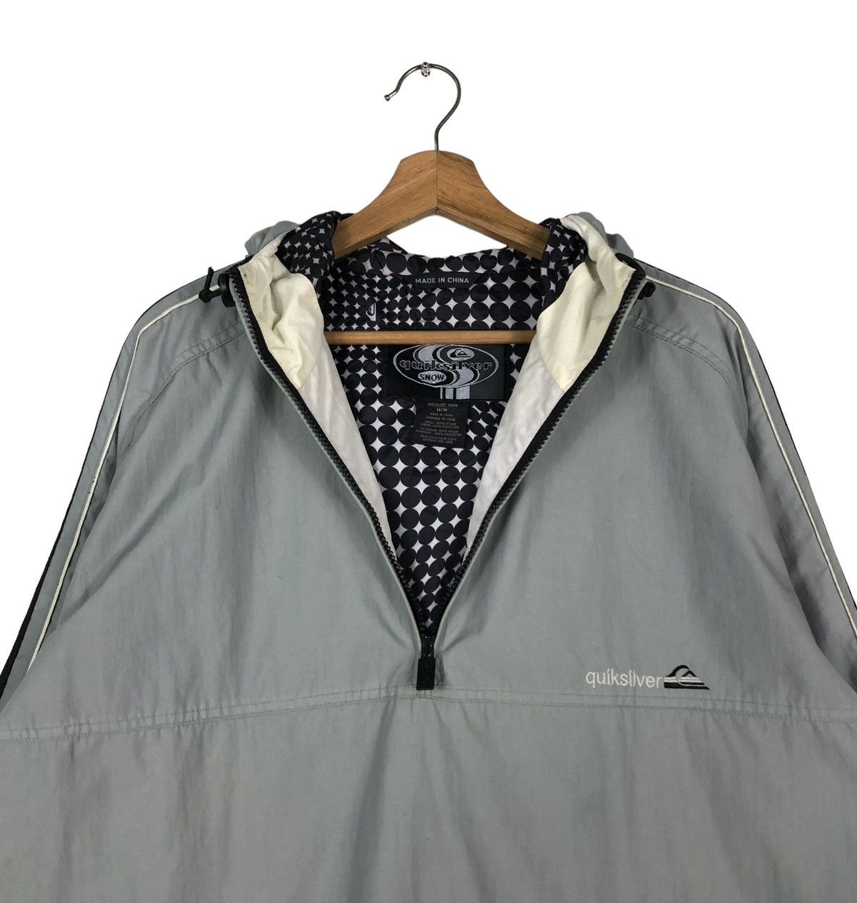Japanese Brand 🔥VINTAGE ANORAK HOODIE JACKET QUICKSILVER SNOW Size US M / EU 48-50 / 2 - 14 Thumbnail