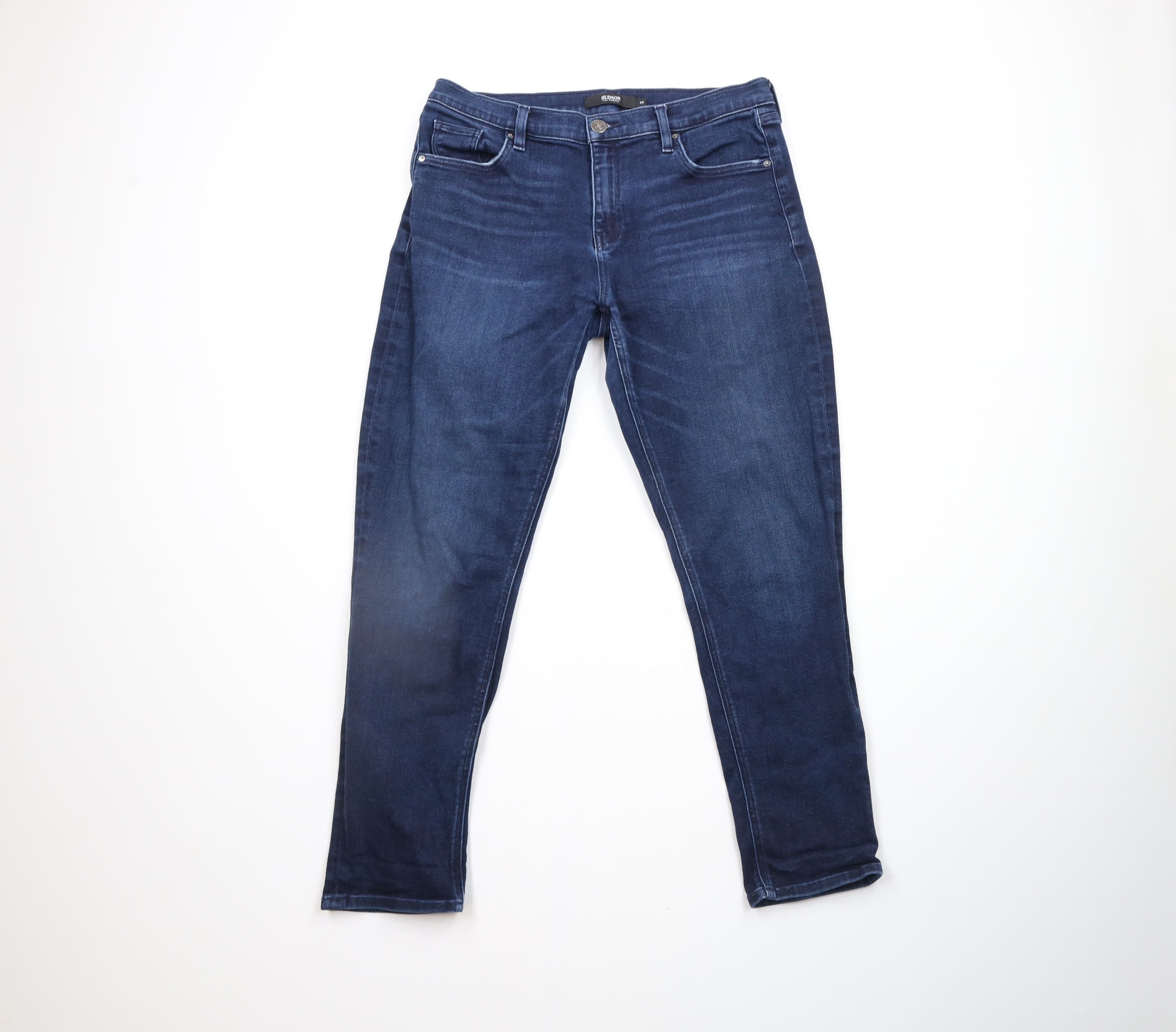 Vintage Hudson Jeans Boyfriend Stretch Denim Jeans Dark Wash Blue Size 29" - 1 Thumbnail