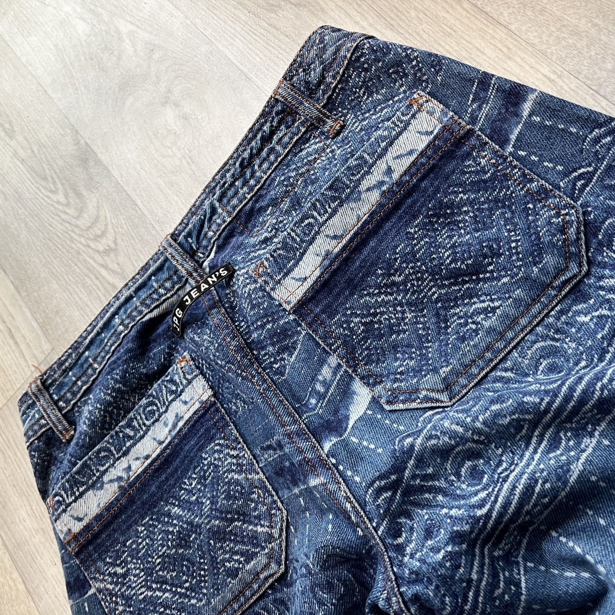 Jean Paul Gaultier Vintage JPG Jean Paul Gaultier Jeans Rare Printed Jeans Size US 28 / EU 44 - 6 Thumbnail