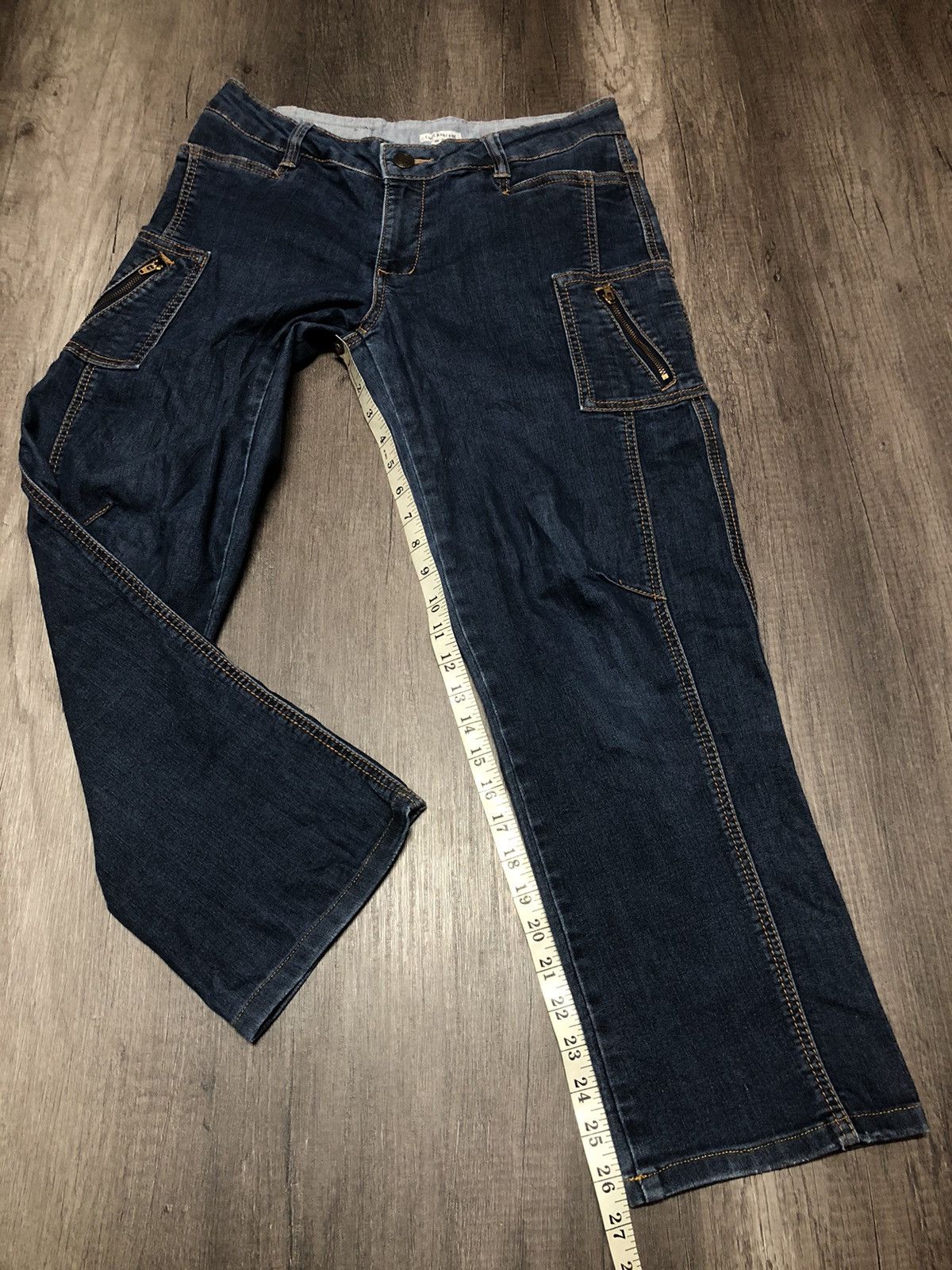 Designer × Japanese Brand Lui Chantant Multi Pocket Jeans Cargo Style Unisex Design Size US 32 / EU 48 - 1 Thumbnail