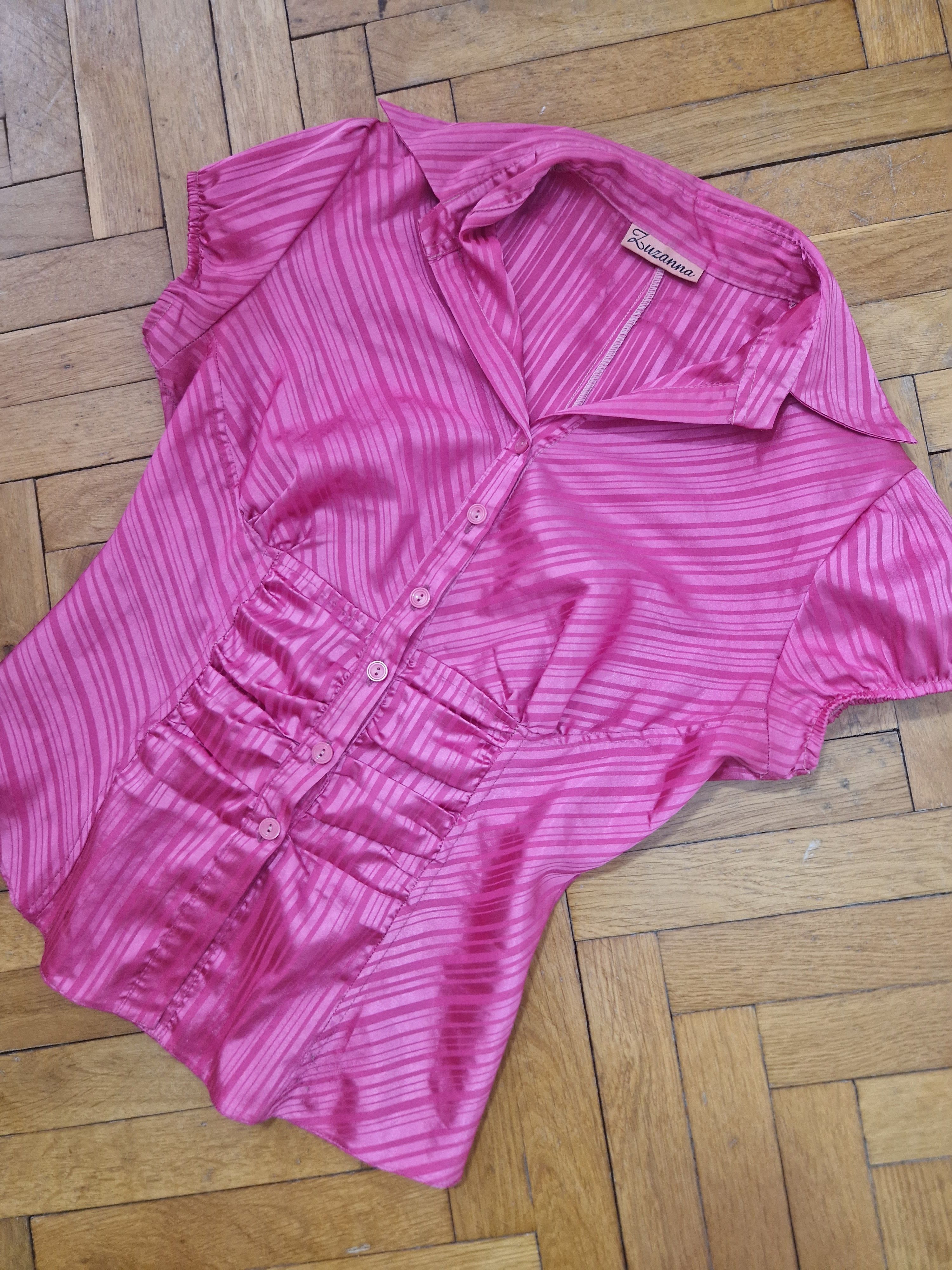 Vintage pink shirt y2k juicy couture britney spears serene office Size M / US 6-8 / IT 42-44 - 2 Thumbnail