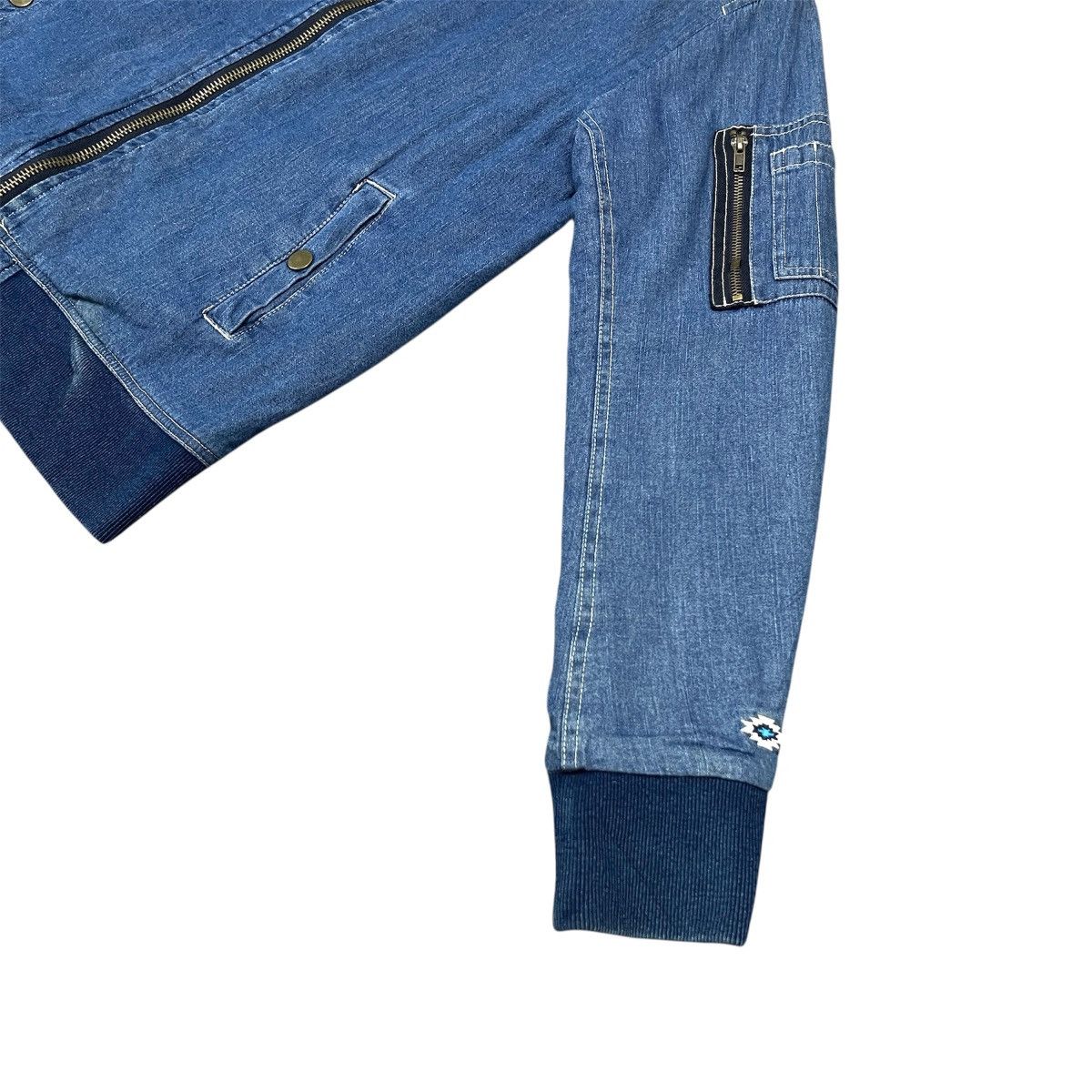 Native Vintage Local Motion Denim Bomber Native Style Jacket Size US M / EU 48-50 / 2 - 11 Thumbnail