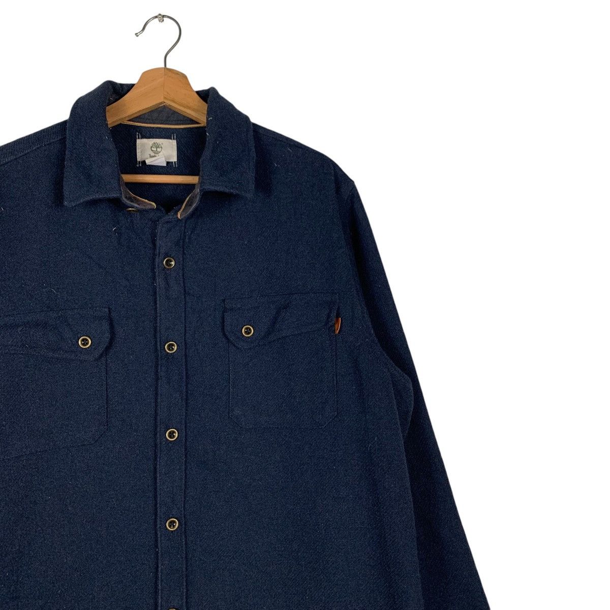 Timberland TIMBERLAND Poly Wool Flannel Shirt #1361-C61 Size US XL / EU 56 / 4 - 5 Thumbnail