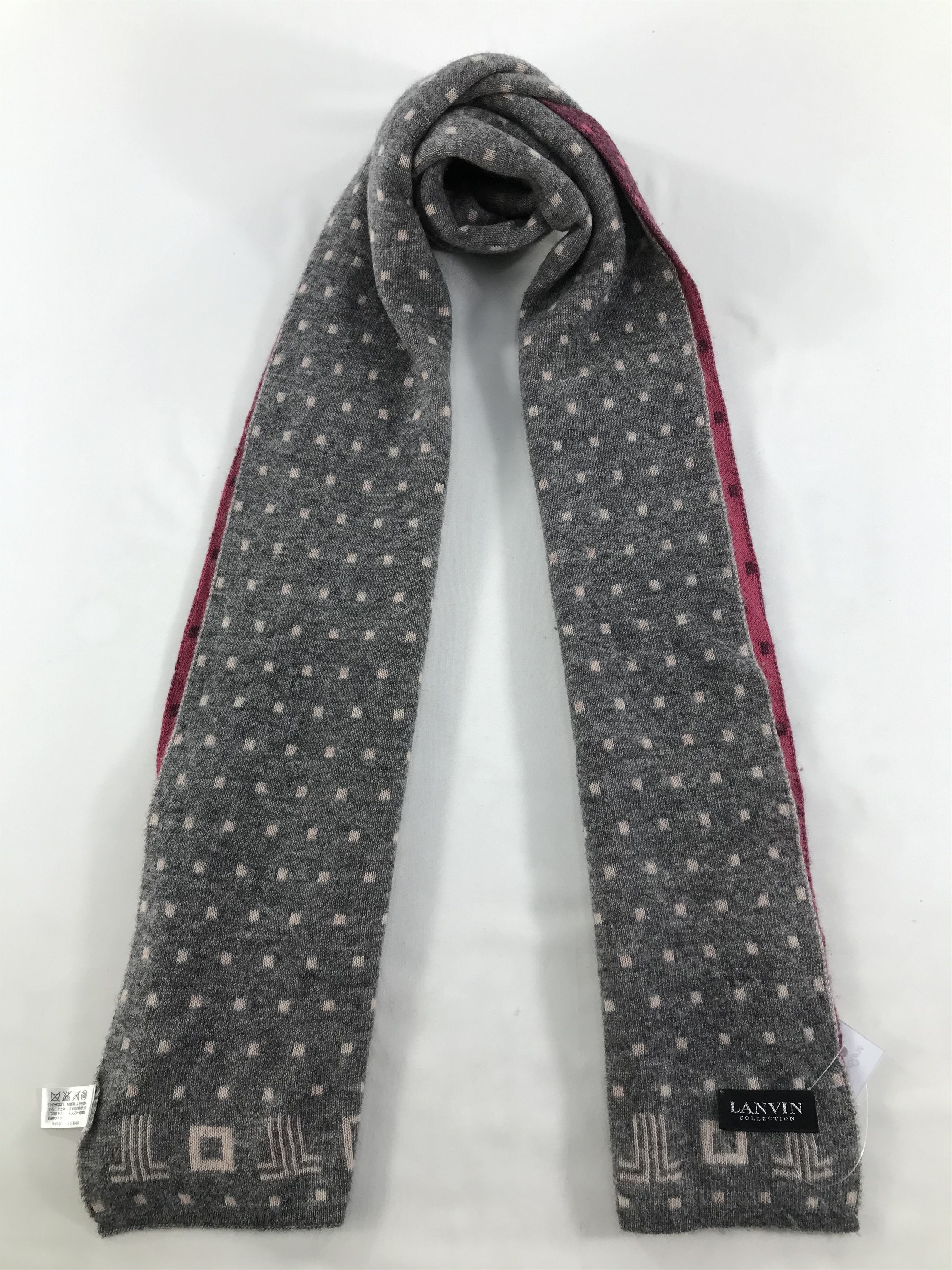 Lanvin Vintage Lanvin Scarf/Muffler/Neckwear MF1287 Size ONE SIZE - 1 Thumbnail