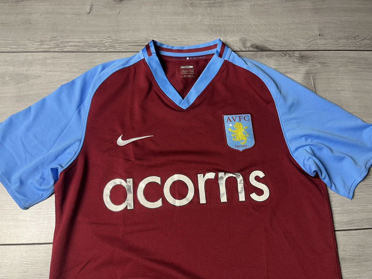 Nike ASTON VILLA 2008 2009 HOME FOOTBALL SHIRT SOCCER JERSEY Size US M / EU 48-50 / 2 - 3 Thumbnail