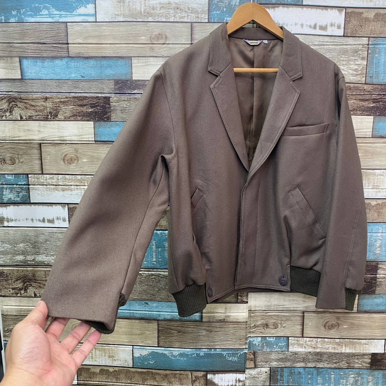 Kansai Yamamoto Vintage 90s Kansai Yamamoto "Uniform" Blazer Bomber Jacket Size US L / EU 52-54 / 3 - 4 Thumbnail