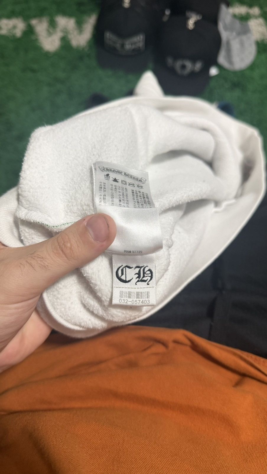 Chrome Hearts Chrome hearts white stencil hoodie Size US XS / EU 42 / 0 - 11 Thumbnail
