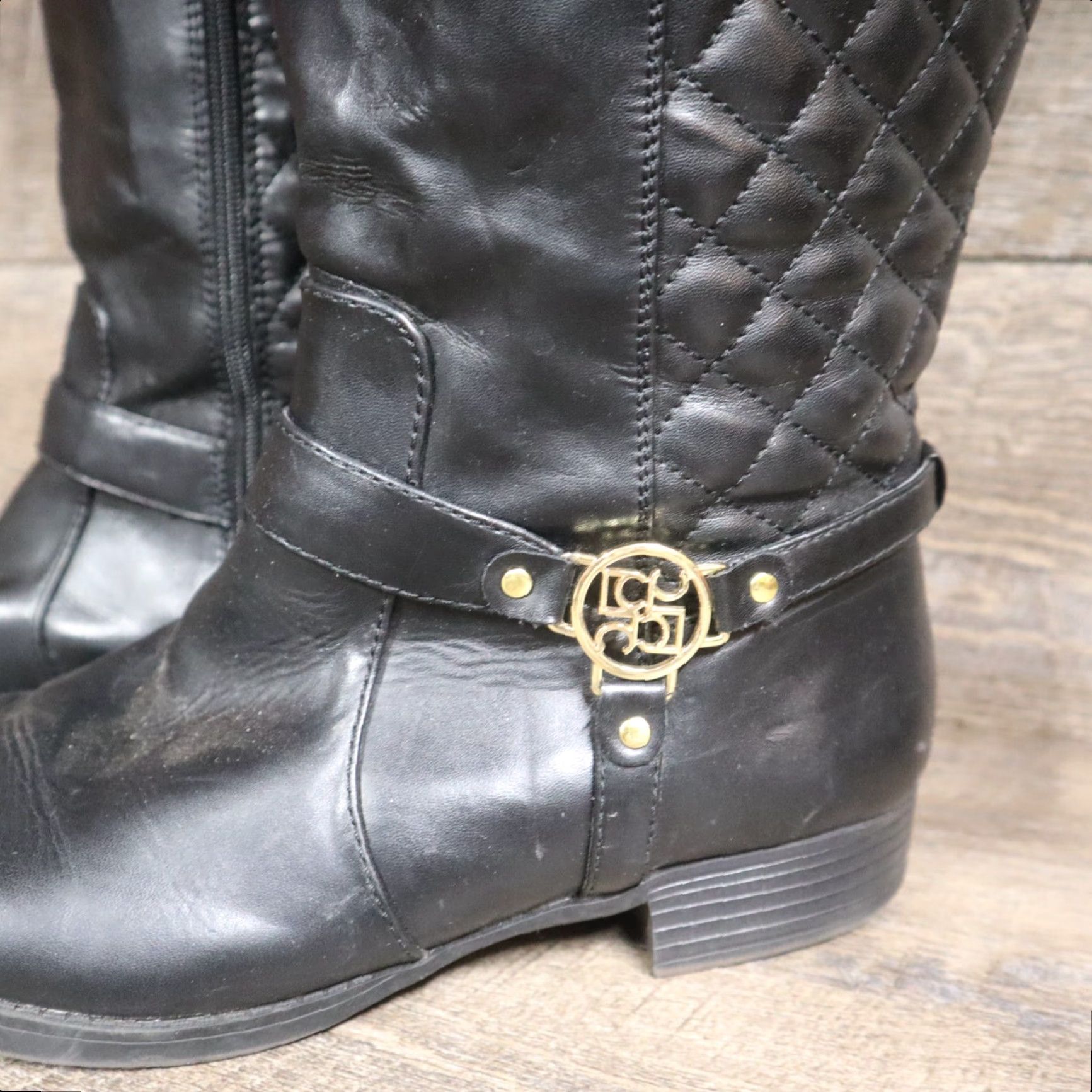 Liz Claiborne VINTAGE Liz Claiborne LC Trina Black Bootie Adult Women's Size 10M Boots Size US 10 / IT 40 - 4 Thumbnail
