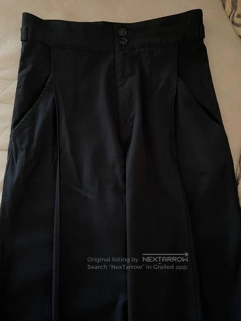 Yohji Yamamoto y's black wide. Size US 36 / EU 52 - 2 Thumbnail