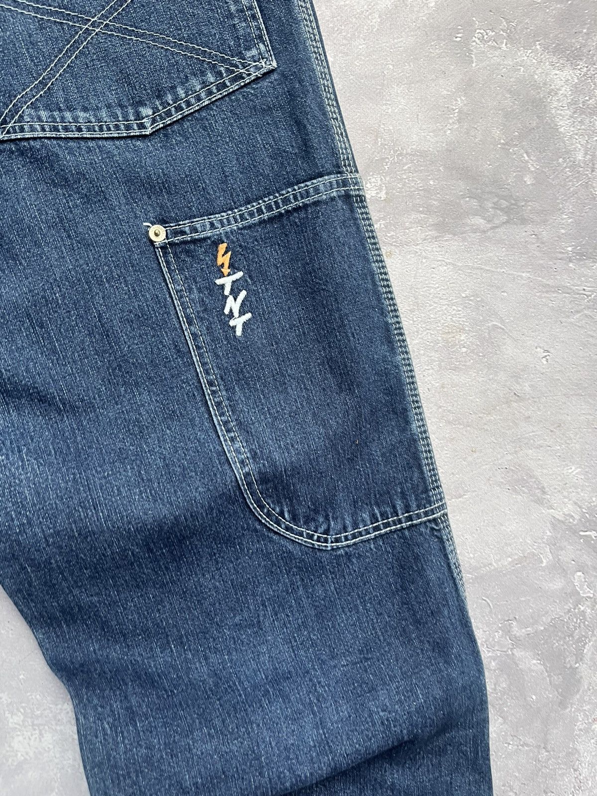 Japanese Brand Vintage TNT Y2k The New Trend Baggy Rap Pants Double Knee Size US 28 / EU 44 - 14 Thumbnail