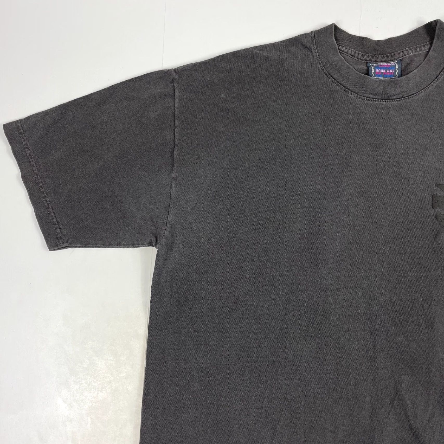 Vintage Ransom Shirt Men L Gray Oversized Short Sleeve Puff Print Vintage Wash Size US L / EU 52-54 / 3 - 2 Thumbnail