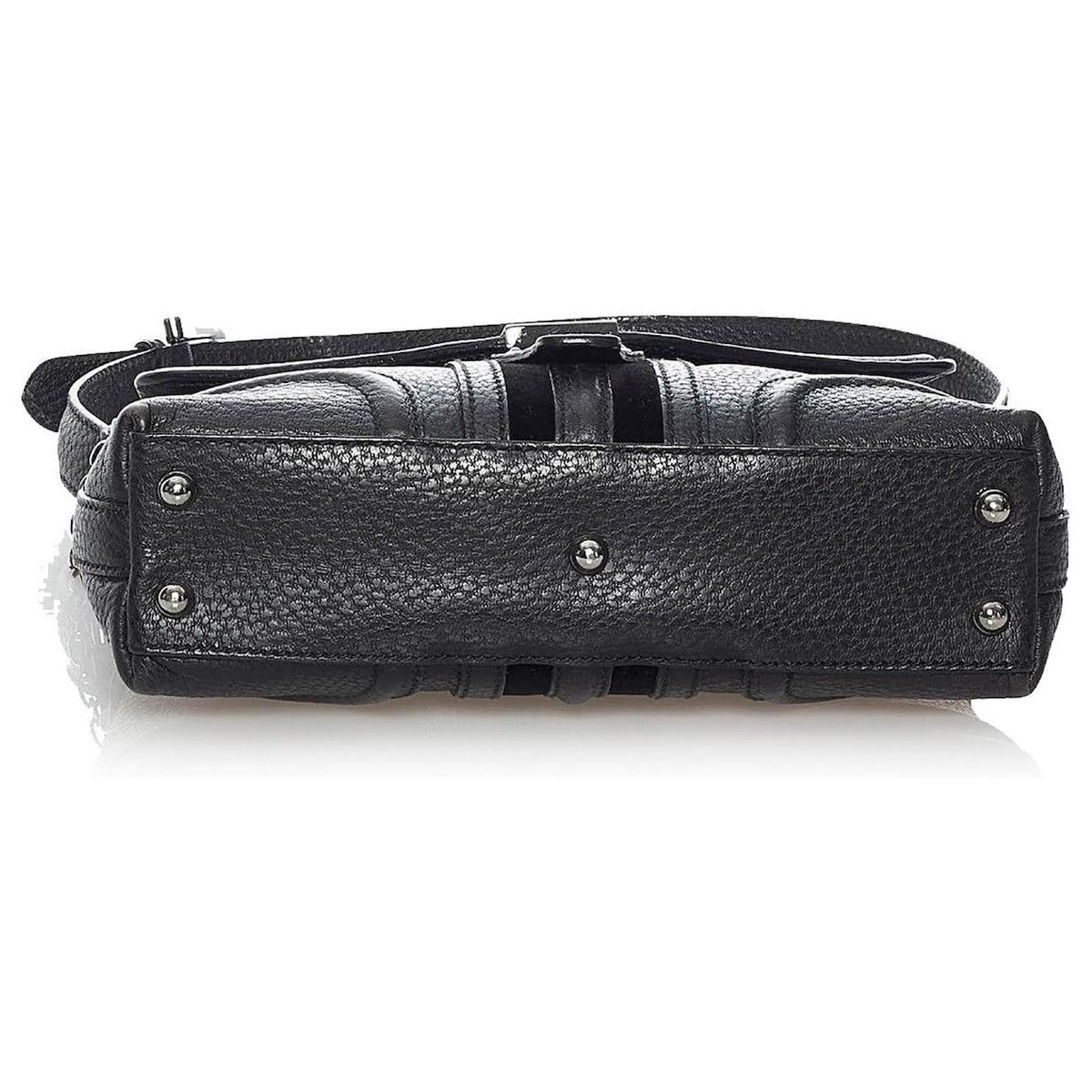 Gucci Black Gucci leather shoulder bag Size ONE SIZE - 4 Thumbnail
