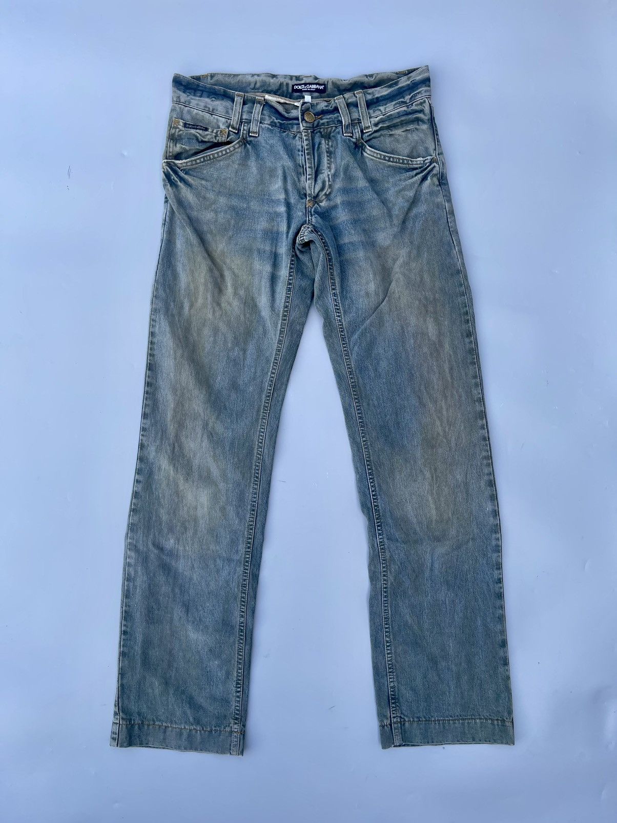 Designer × Dolce & Gabbana × Vintage Vintage Dolce&Gabbana Distressed Jeans Size US 33 - 4 Thumbnail