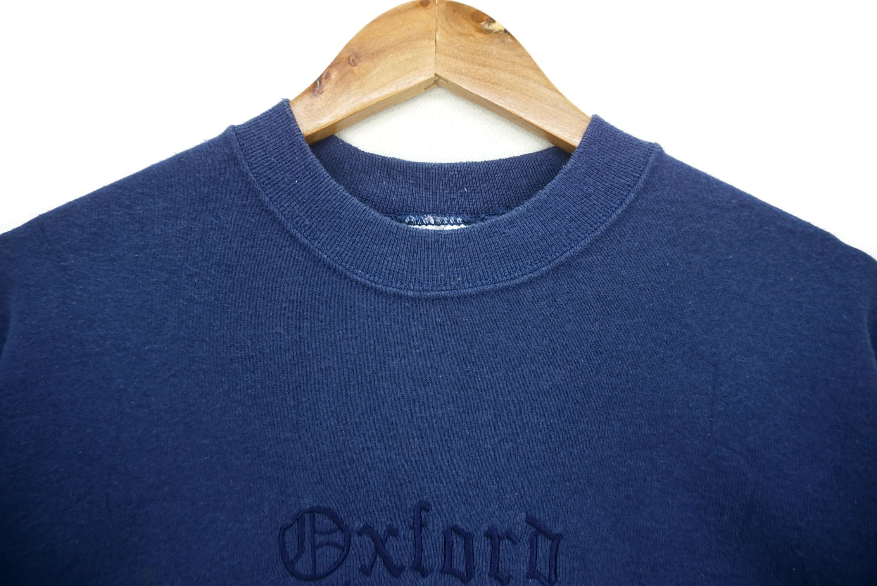 NCAA Vintage Oxford Screen Stars Sweatshirt Embroidered Crest Size US M / EU 48-50 / 2 - 3 Thumbnail