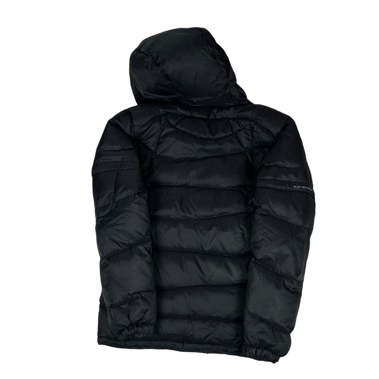 Oakley × Vintage Oakley Men's Black Hooded Long Sleeve Full Zip Puffer Jacket Size US M / EU 48-50 / 2 - 12 Thumbnail
