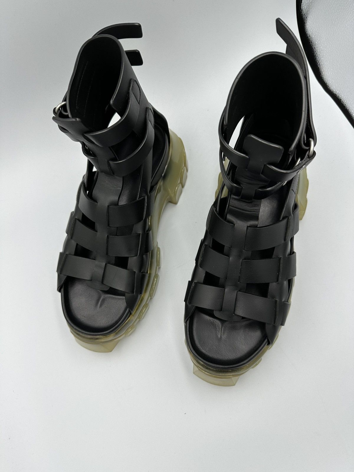 Rick Owens Drkshdw Rick Owens DRKSHDW “Gladiator” Sandals Size US 7 / EU 40 - 2 Thumbnail