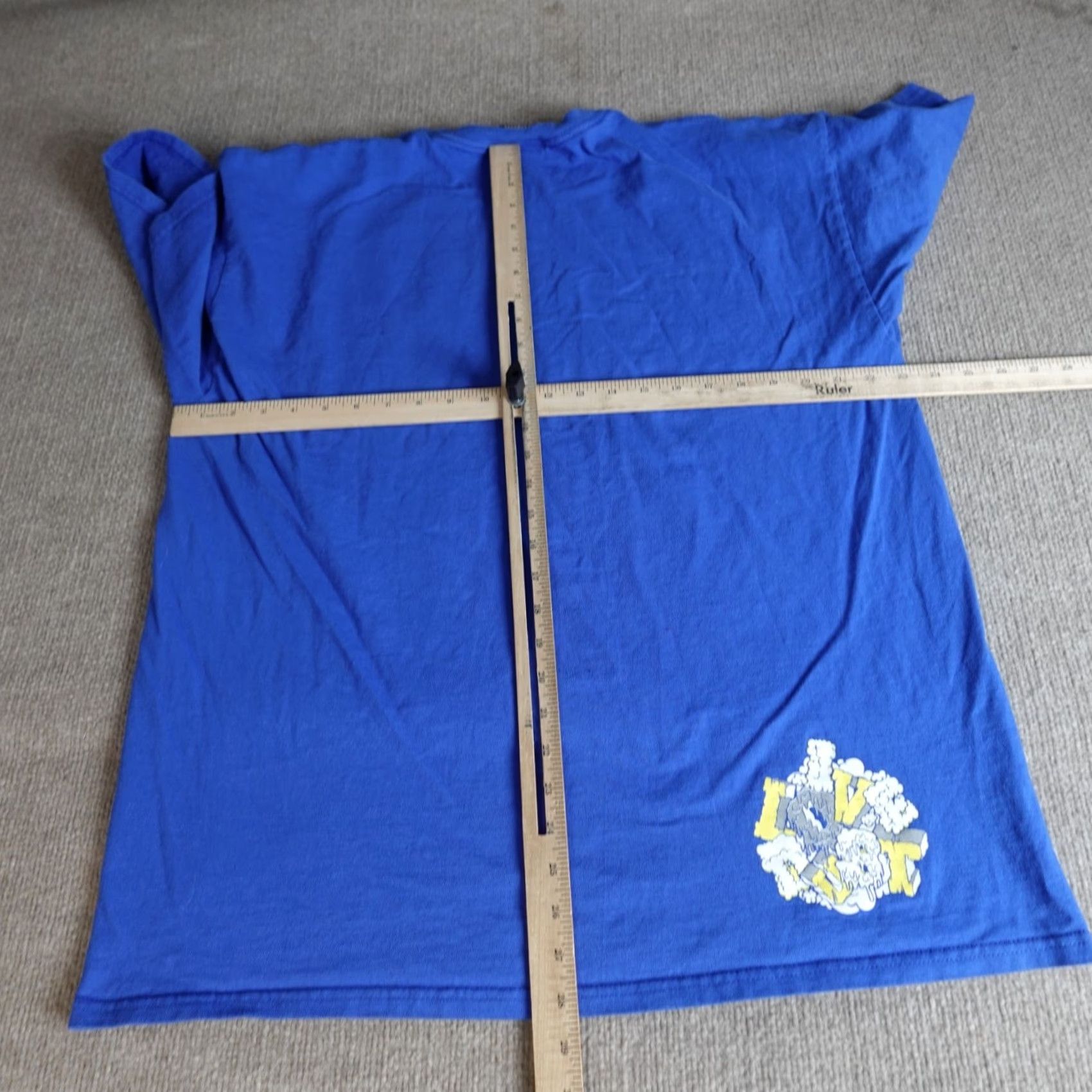 Doublet Kidrobot Shirt XL Blue Exploded Munny Double-Sided Crew Neck T-Shirt Men Size US XL / EU 56 / 4 - 5 Thumbnail