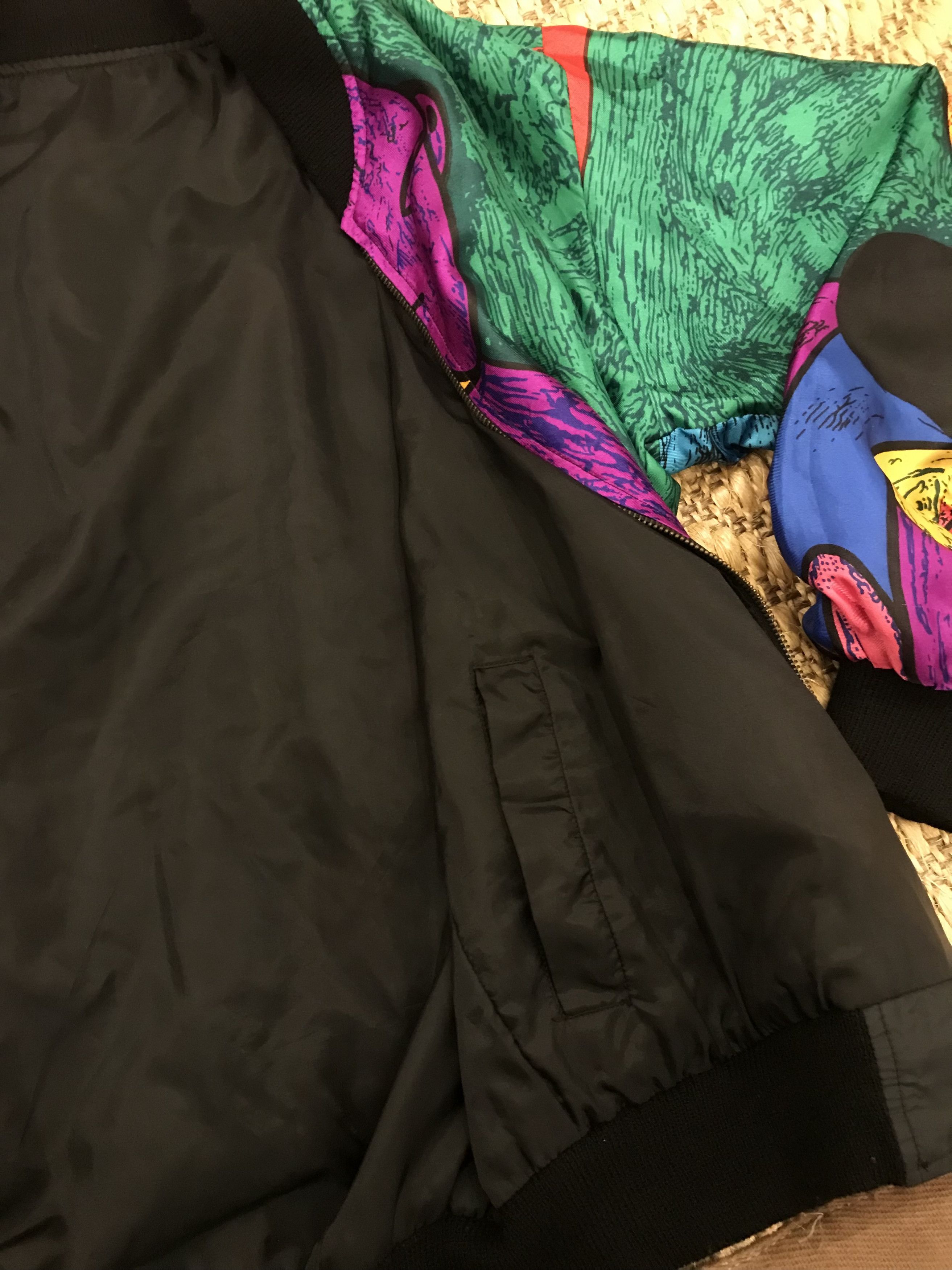 Paloma Picasso Vintage Picasso Silky Bomber Jacket Reversible Size US L / EU 52-54 / 3 - 13 Thumbnail
