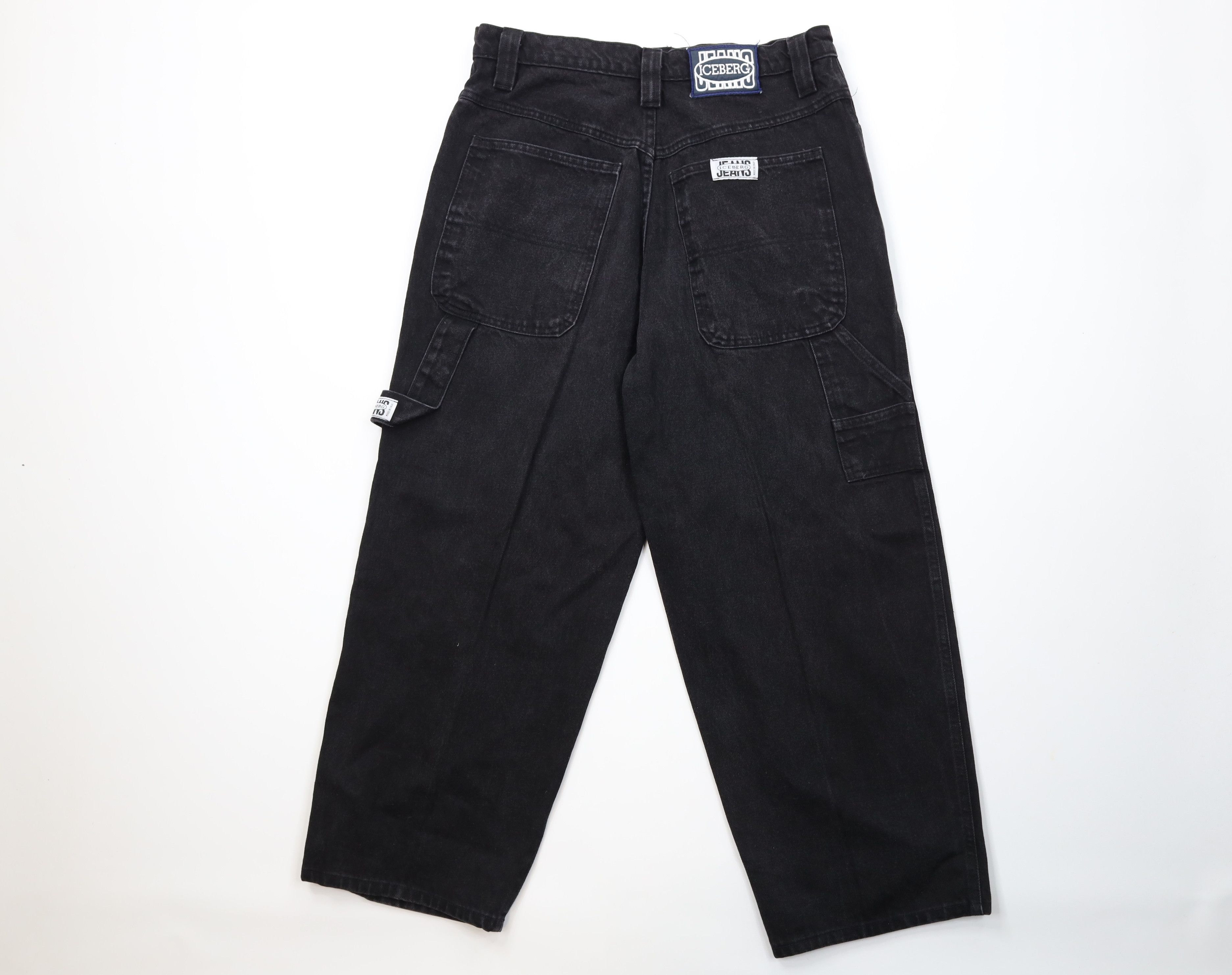 Iceberg Vintage 90s Iceberg Jeans Spell Baggy Wide Leg Denim Jeans Size US 34 / EU 50 - 9 Thumbnail