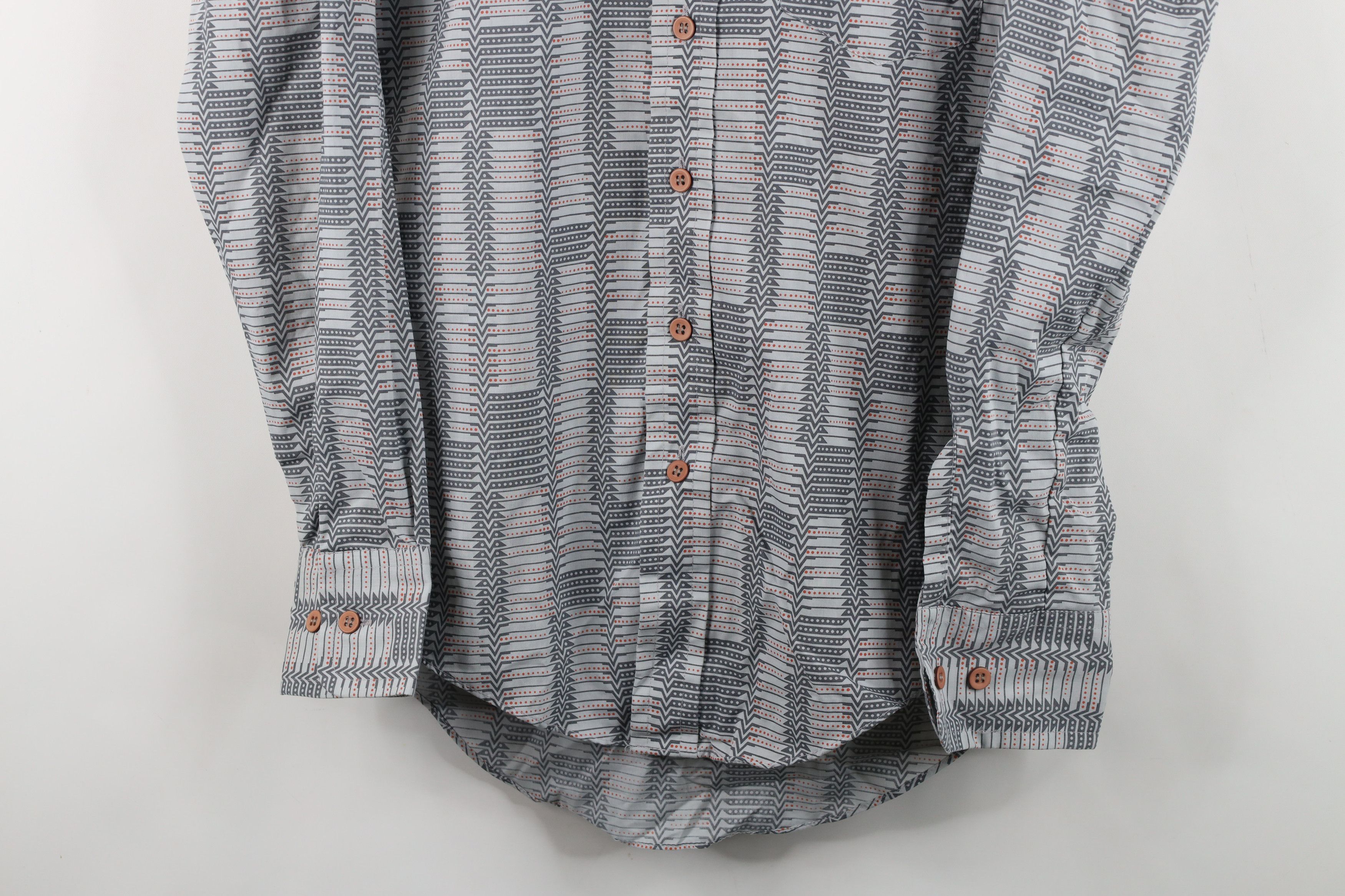Vintage Vintage 70s Streetwear Geometric Disco Collared Button Shirt Size US M / EU 48-50 / 2 - 3 Thumbnail
