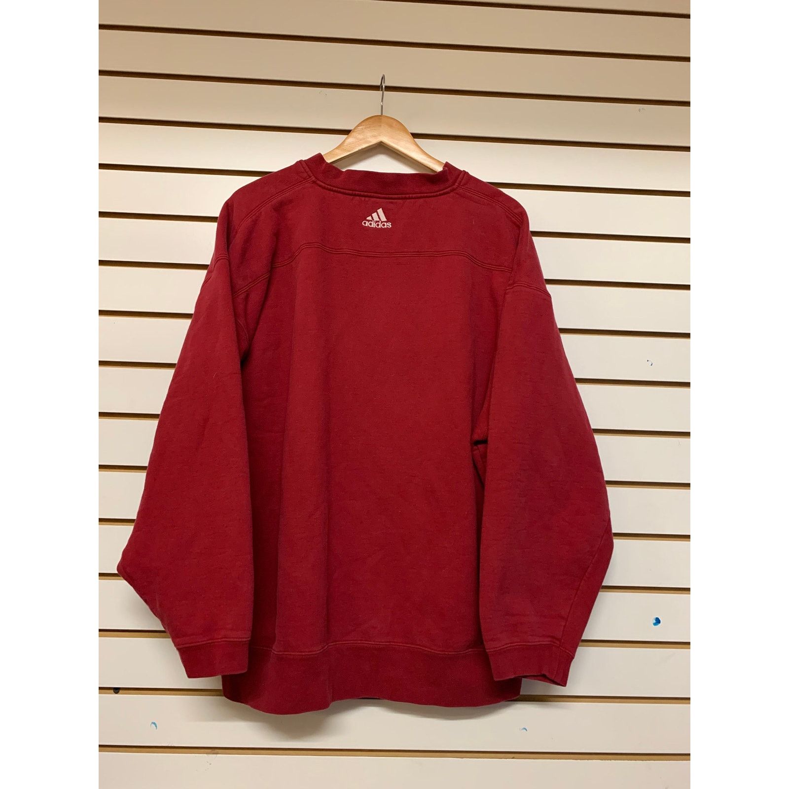 Adidas Vintage Wisconsin Badgers adidas crewneck Sweatshirt size XL Size US XL / EU 56 / 4 - 7 Thumbnail
