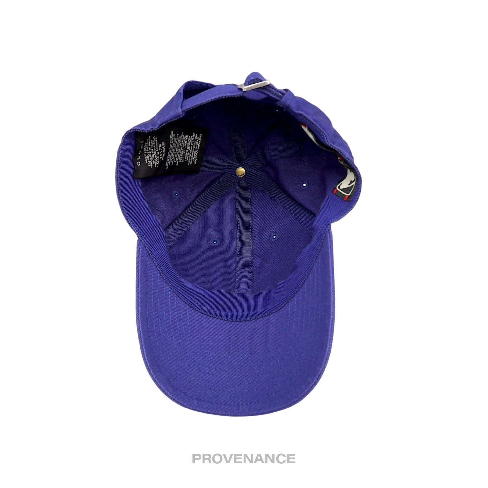 Gucci 🔴 Gucci x NY Yankees Embroidered Hat Cap - Blue with Moth Size ONE SIZE - 7 Thumbnail